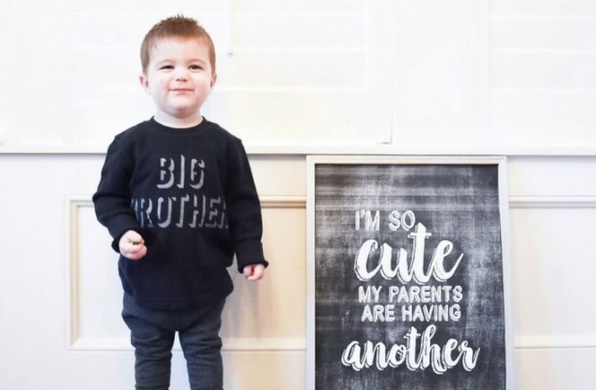 Pregnancy Announcement for a Second Baby