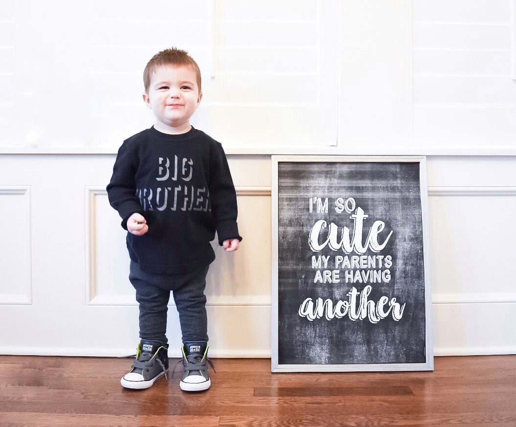 Pregnancy Announcement for a Second Baby