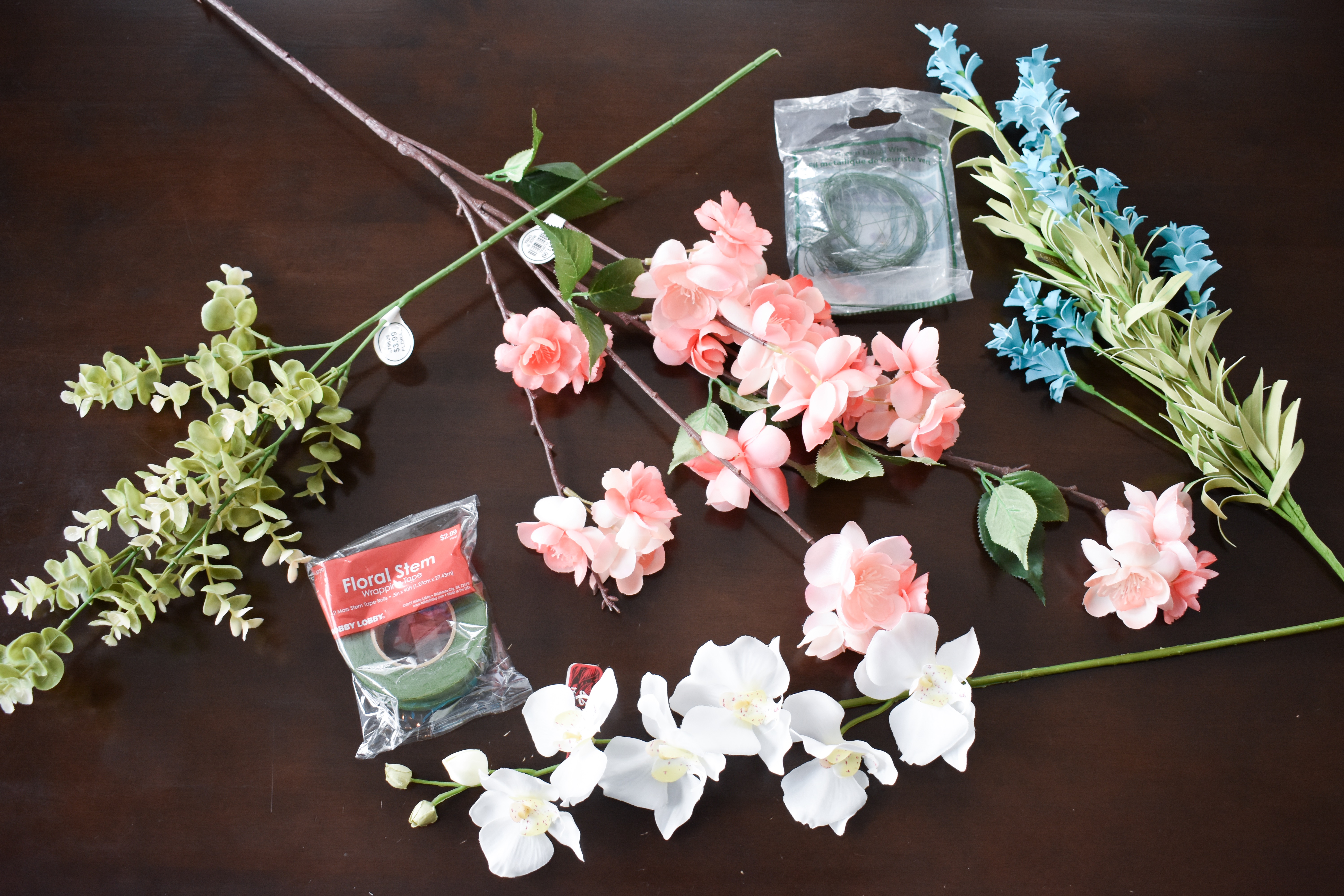 A Flower Crown With Fake Flowers