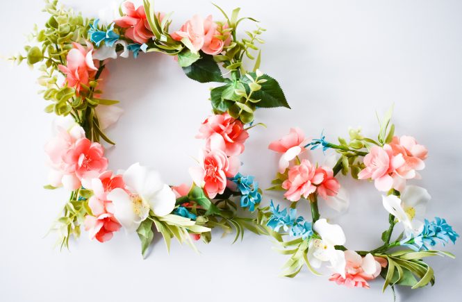 How to Make a Flower Crown with Fake Flowers