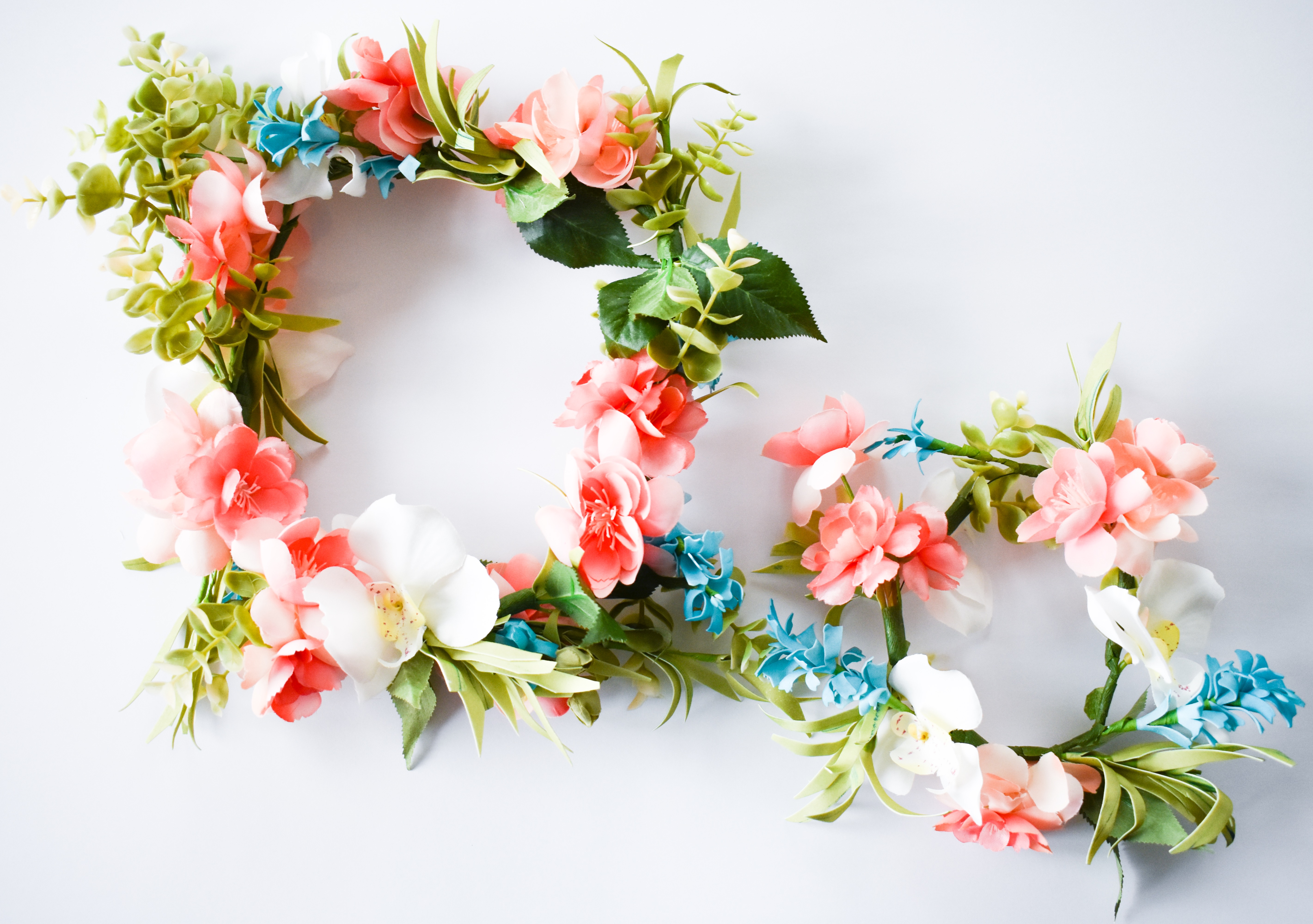 A Flower Crown With Fake Flowers