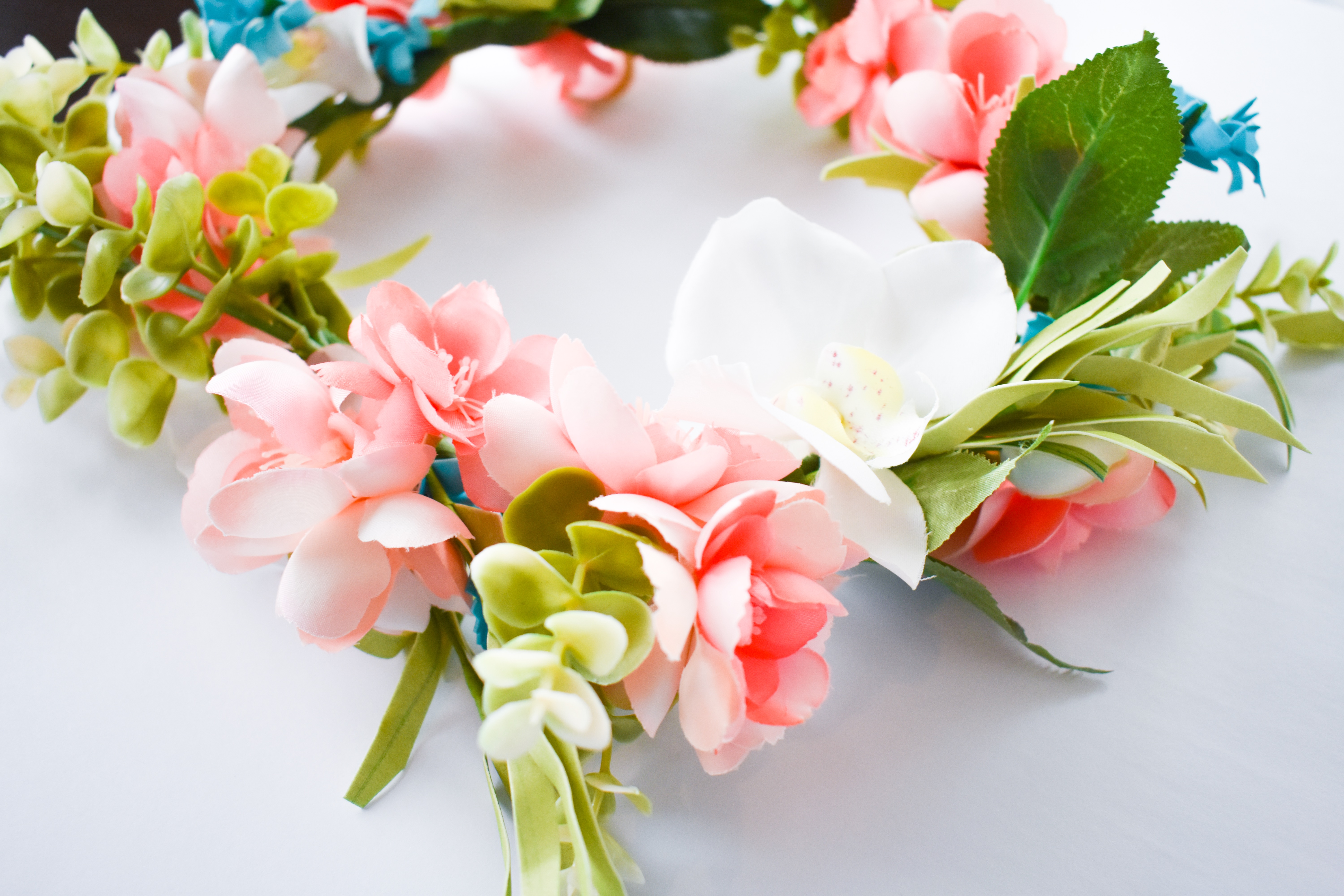 How to Make a Flower Crown with Fake Flowers