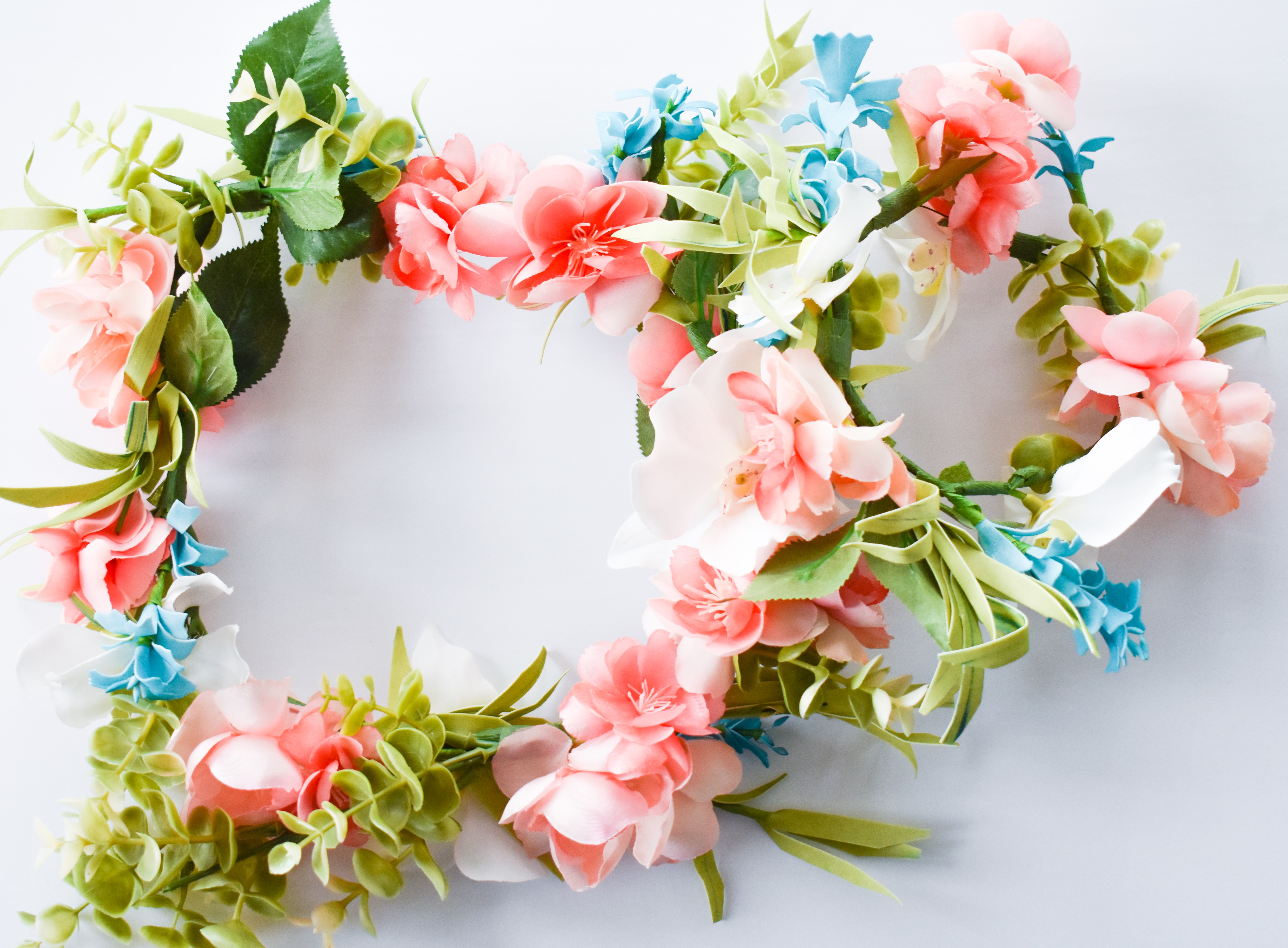 How to Make a Flower Crown with Fake Flowers