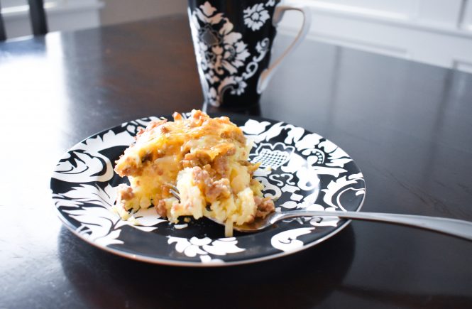 Sausage Egg and Hashbrown Breakfast Casserole Recipe