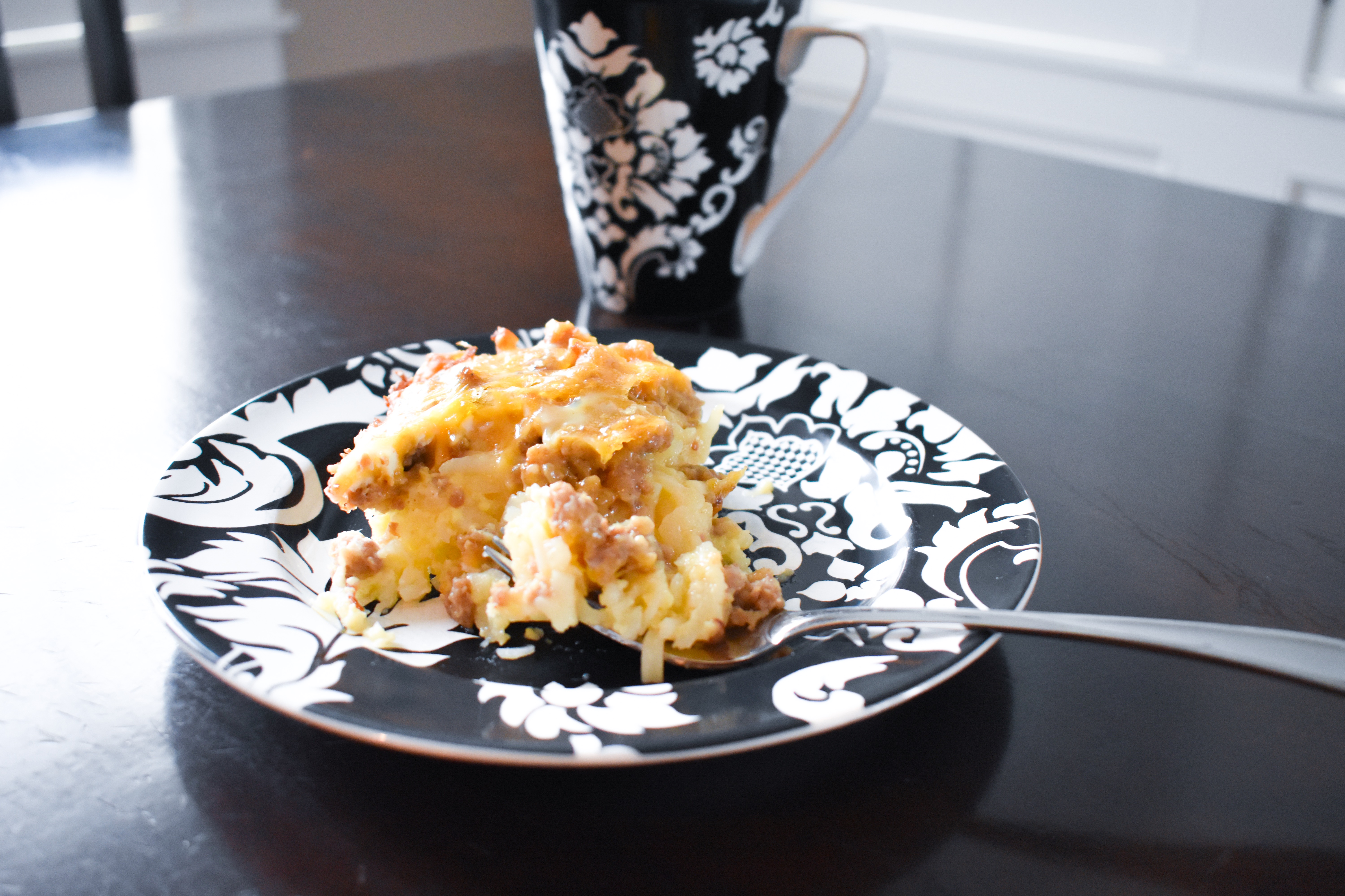 Sausage, Egg, and Hashbrown Breakfast Casserole Recipe