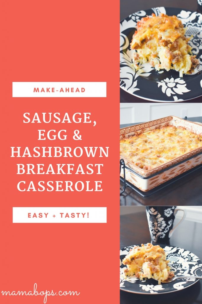 Sausage Egg and Hashbrown Breakfast Casserole