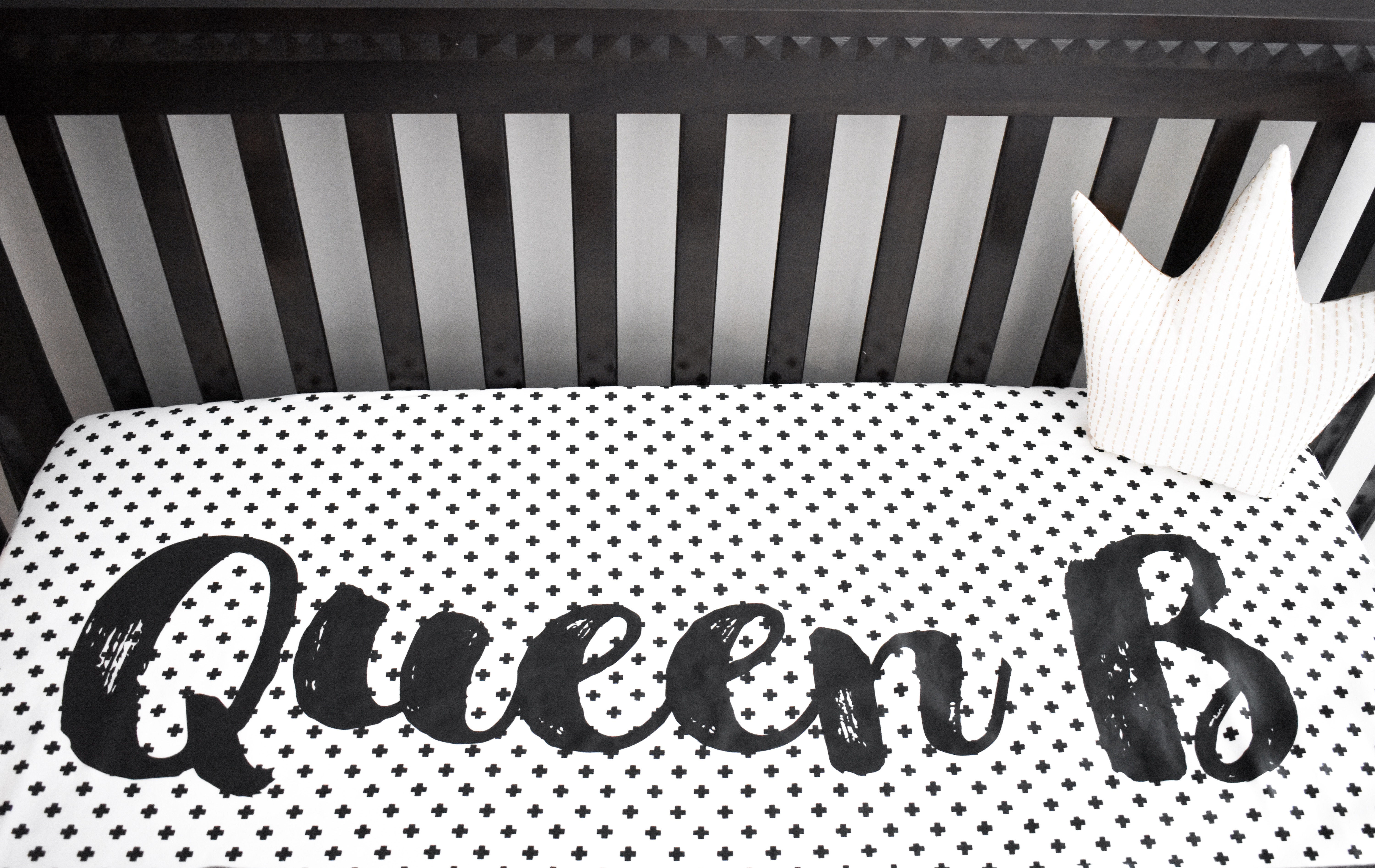 Monochrome Baby Girl Nursery