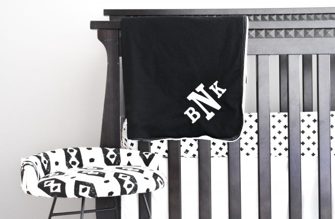 Monochrome Baby Girl Nursery