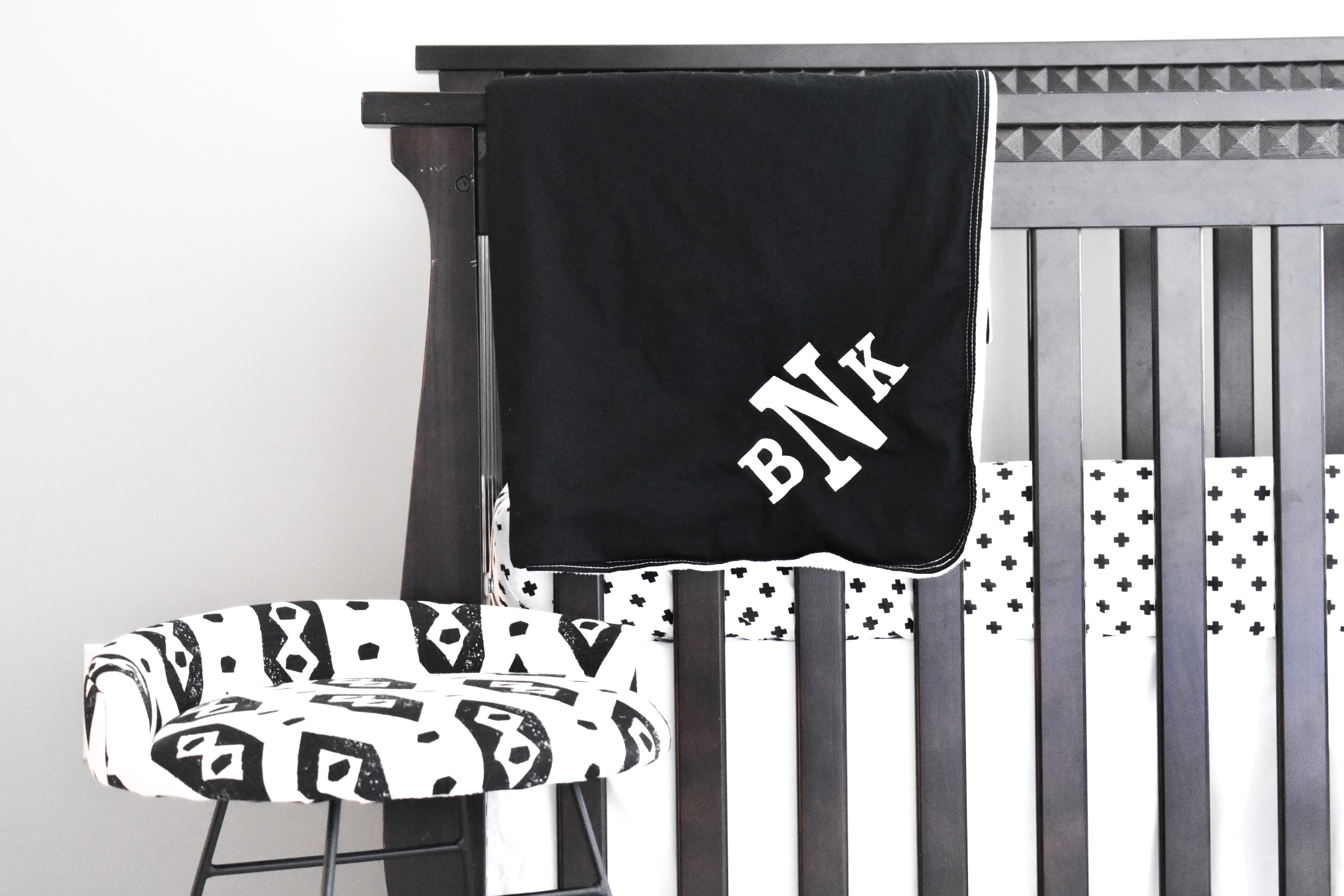 Monochrome Baby Girl Nursery