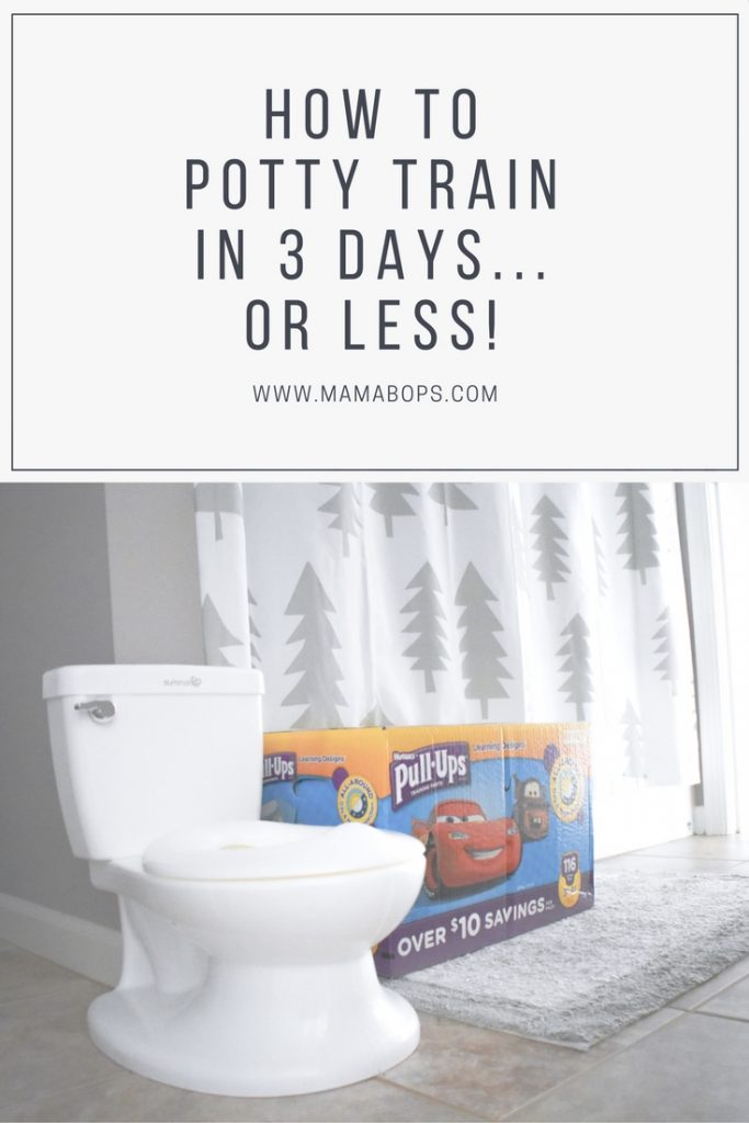 How to Potty Train in 3 Days or Less [Easy Potty Training] • C O V E T