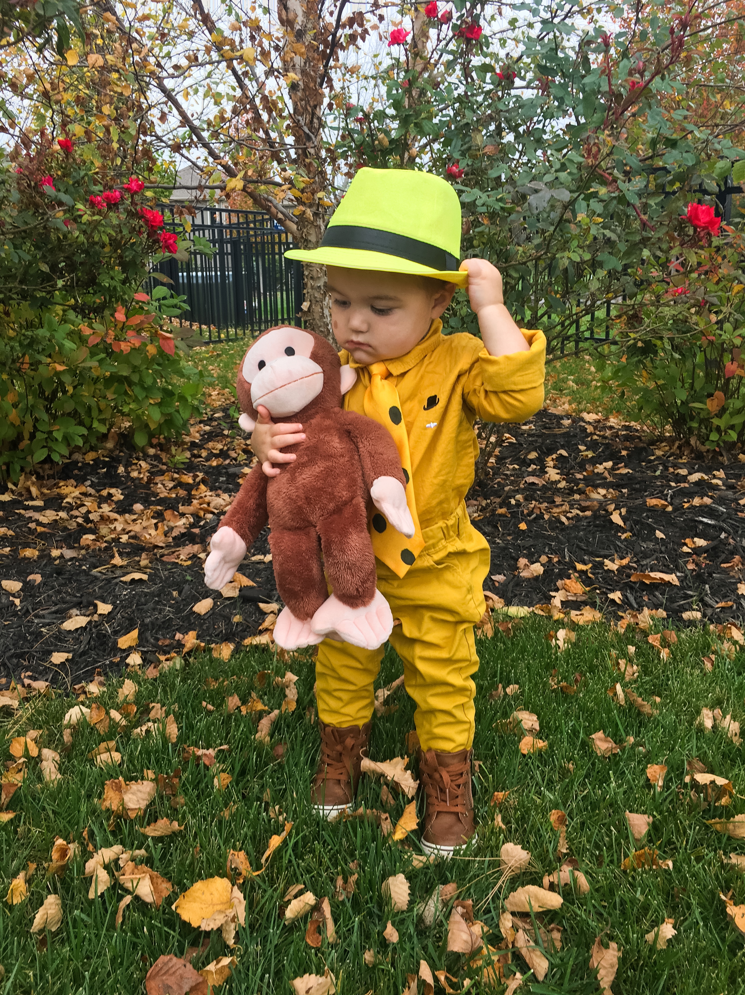 The Man in the Yellow Hat Costume Toddler Curious George Halloween Costume