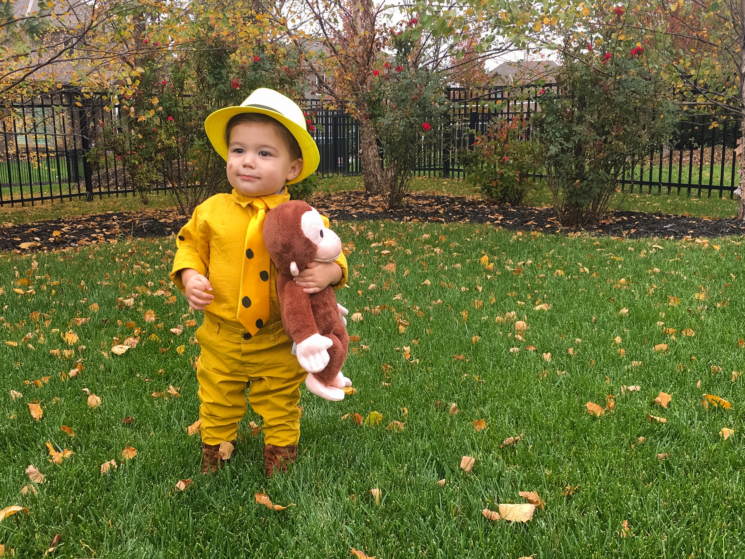 The Man in the Yellow Hat Costume Toddler Curious George Halloween Costume