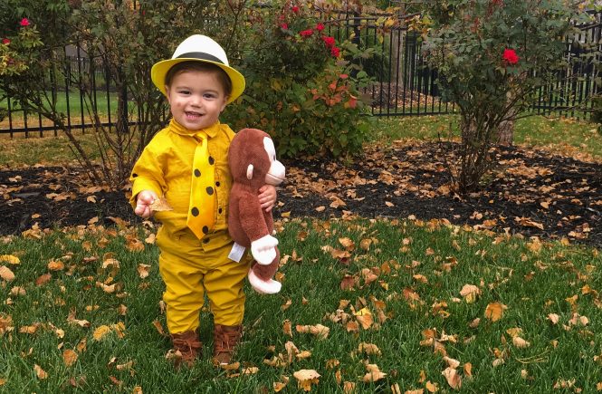 The Man in the Yellow Hat Costume Toddler Curious George Halloween Costume