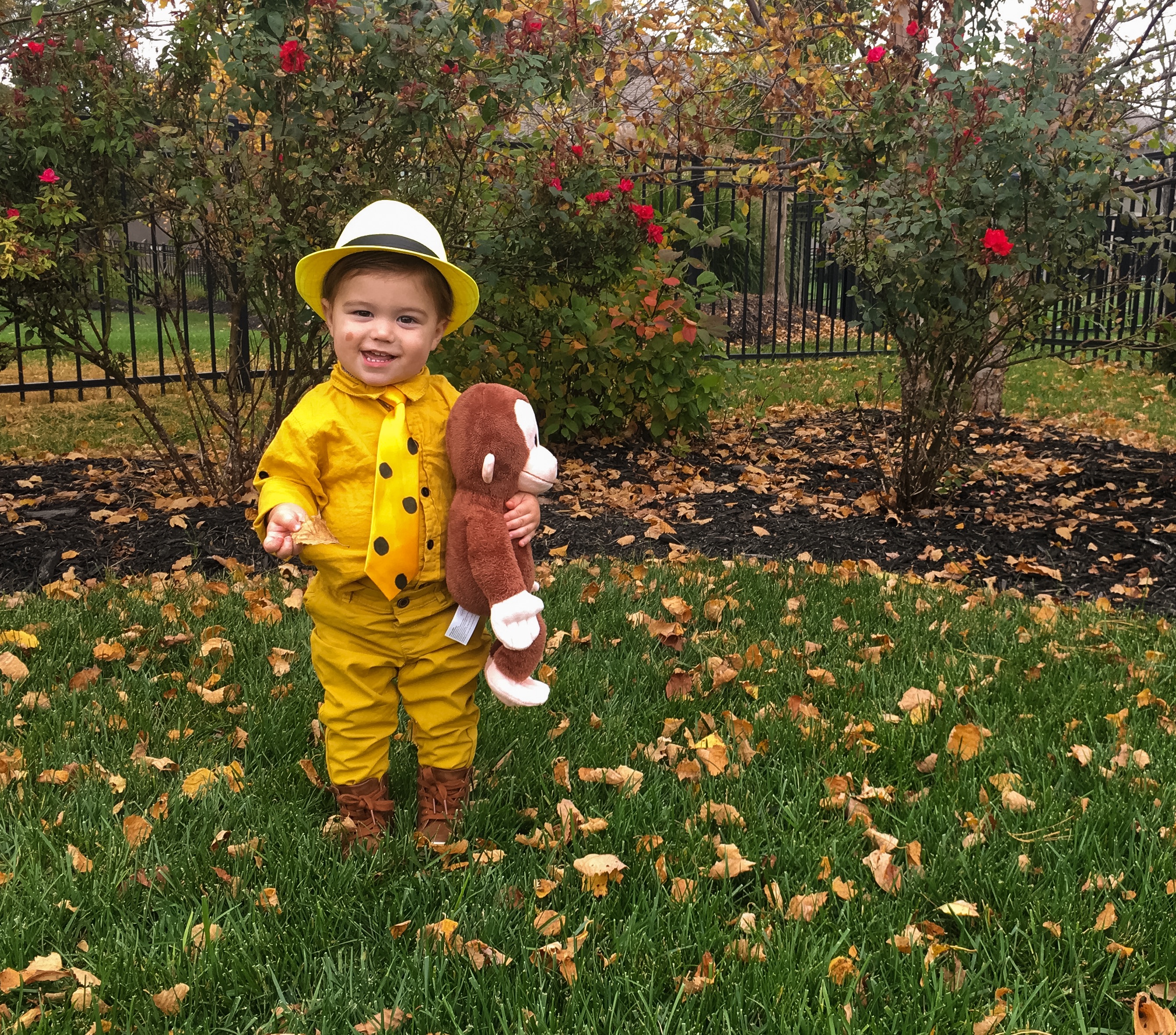 The Man in the Yellow Hat Costume Toddler Curious George Halloween Costume