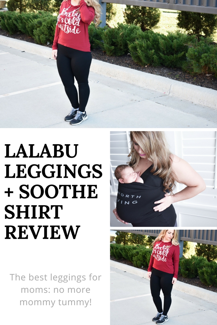 Looking for the best leggings for moms? These leggings are perfect for any new mom, but as a c-section mom, I'm especially partial to the fact that they hide my c-section shelf [aka "mommy tummy"]. I just wish I had them with my first child! Read on for my Lalabu Leggings review, and learn about the Lalabu Soothe Shirt for easy babywearing, too! [ad]