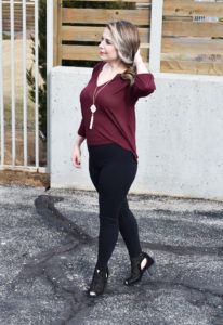 leggings and ankle boots outfits