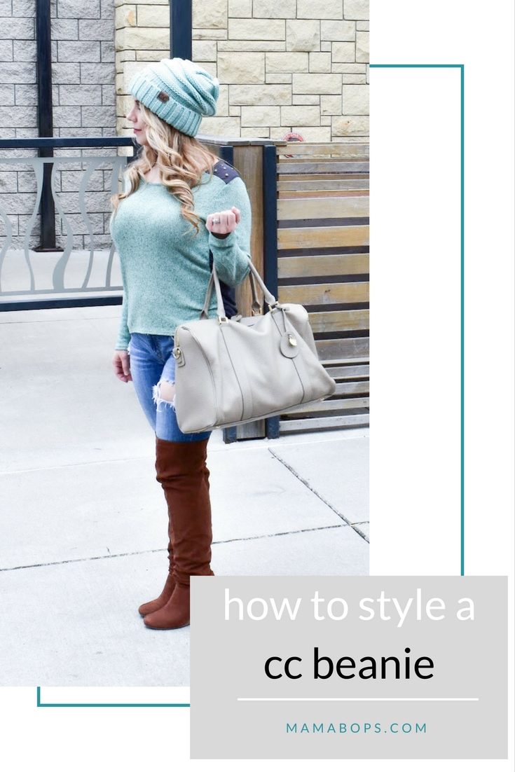 Here are the best tips on how to style a CC beanie for girls! Slouchy beanies are one of my top winter trends for 2018. Here's how to style a slouchy beanie with long hair to perfectly complement your outfit!