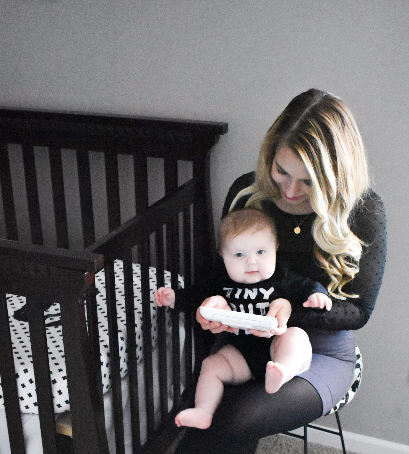 How to Transition Baby to Nursery: It's a big change for everyone when the time has come to get Baby to sleep in his own room! Moving from parents' room to nursery is a big step, and it's important to navigate the transition to crib sleeping carefully. A mom of 2 shares how her family successfully navigated the transitioning Baby to sleeping in nursery with minimal stress! [ad] #MyVTechNursery