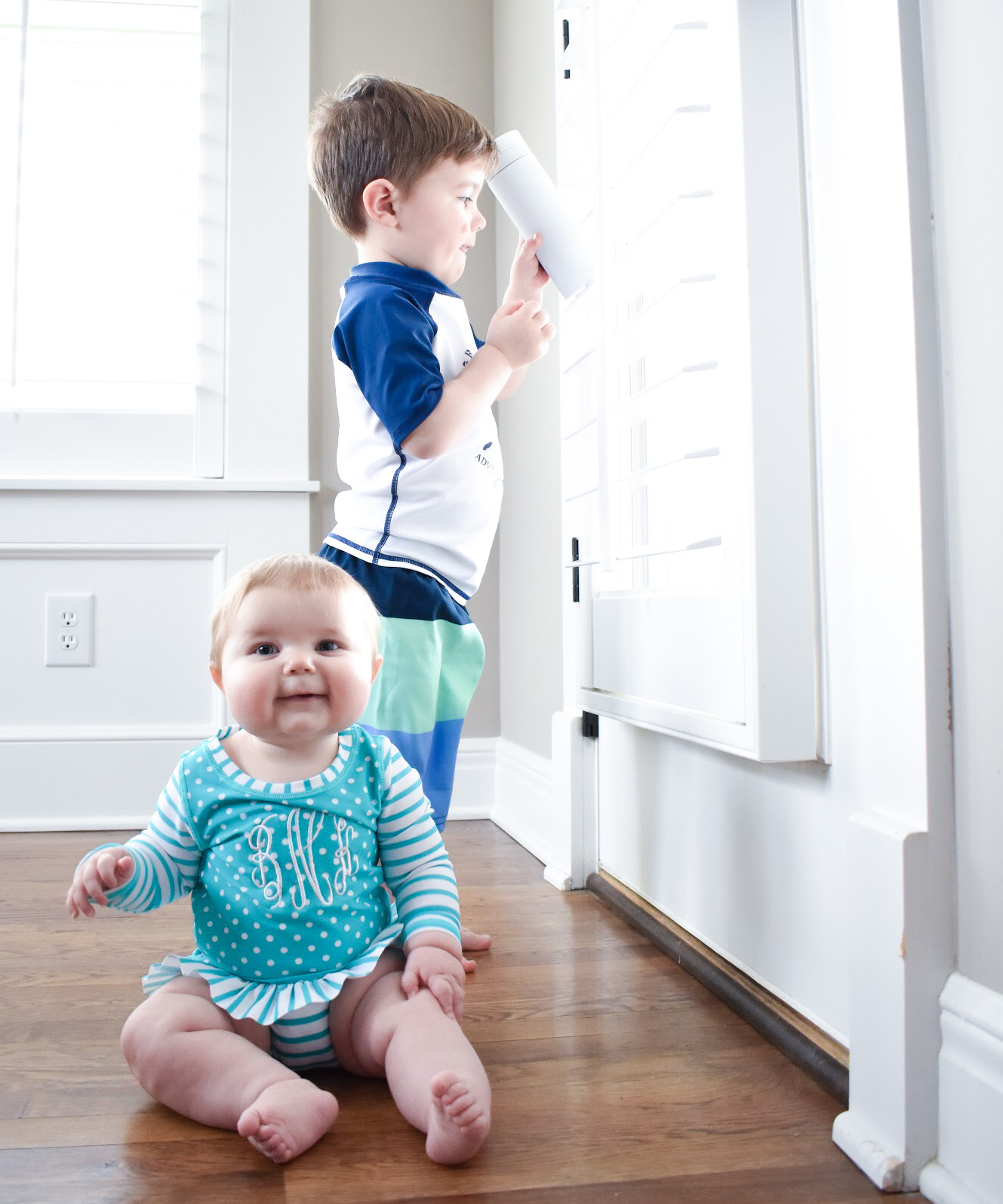 What to Expect at Baby Swim Lessons: Prepare yourself and your child for their first swim lesson with these tips! My infant and preschooler take lessons at Aqua-Tots Swim School in Olathe, KS. Here's what I learned from the pros about baby swim lessons and getting kids acclimated to the water!vvvv