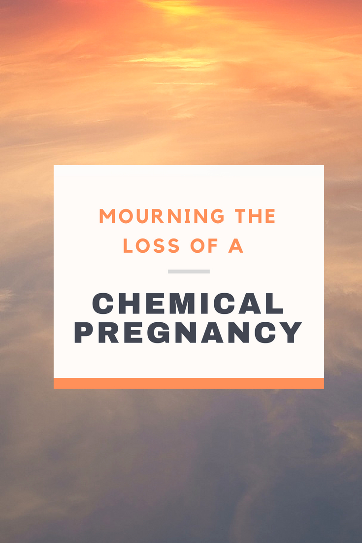 Mourning the Loss of a Chemical Pregnancy: Pregnancy loss is one of the most difficult things a woman can go experience. A chemical pregnancy is a very early miscarriage or miscarriage before 5 weeks of pregnancy. If you've experienced early pregnancy loss, you understand the complex emotions. In this article, a blogger opens up about the still-raw emotions involved in mourning a chemical pregnancy.