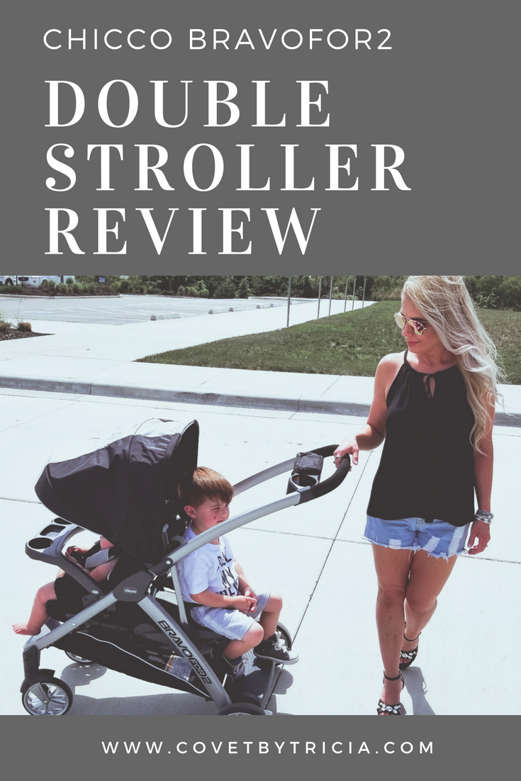 Chicco BravoFor2 Double Stroller Review: Our weekend recap featuring a review of the Chicco BravoFor2 Double Stroller. If you're looking for the best double stroller for 2 kids, you'll want to check out this review. The Chicco Bravo for 2 is a top tandem double stroller and perfect for your family's weekend adventures!