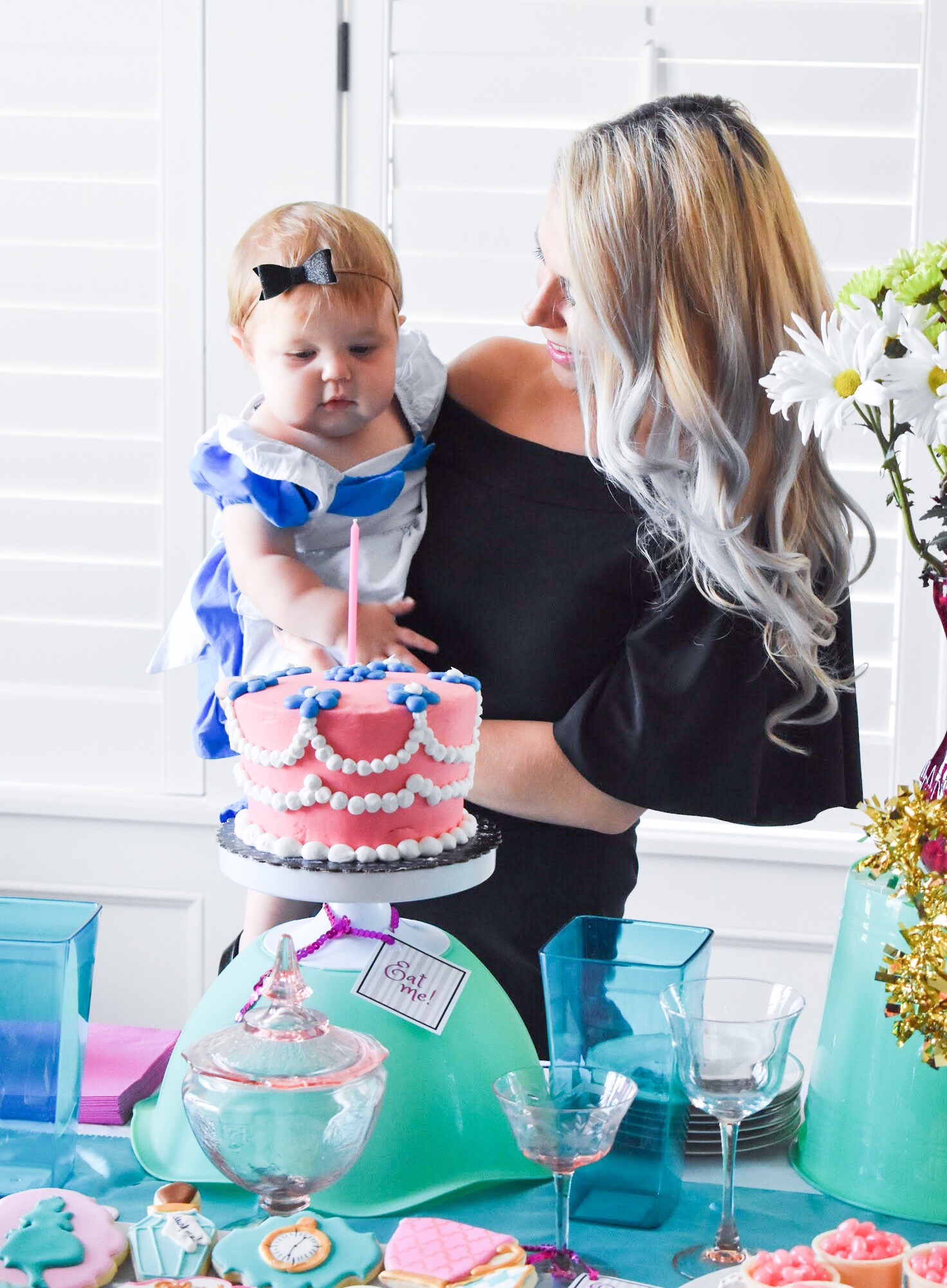 Alice in ONEderland Birthday Party - First Birthday Party • COVET