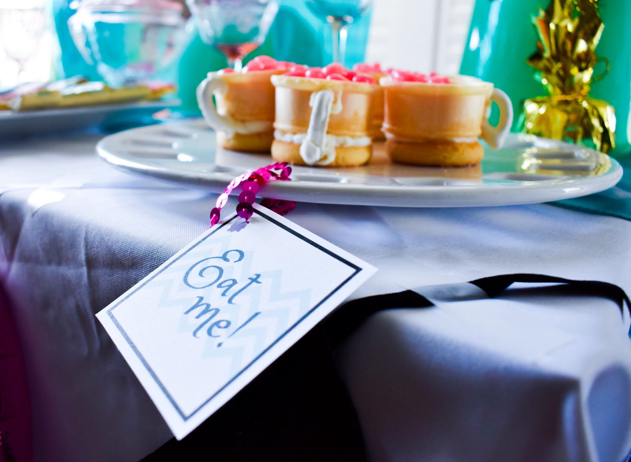 Alice in ONEderland Birthday Party - Alice in ONEderland First Birthday Party - Alice in Wonderland Birthday Party - Alice in Wonderland First Birthday Party - Inspiration, Decor, Ideas, Inspo, Decorations, Smash Cake, Cookies, Dessert Table, Desserts, Quotes, Photos, and more for your Alice in ONEderland themed First Birthday Party, one of the cutest first birthday party themes for girls I've ever seen! #AliceinWonderland #AliceinONEderland #BirthdayParty #FirstBirthday #PartyIdeas