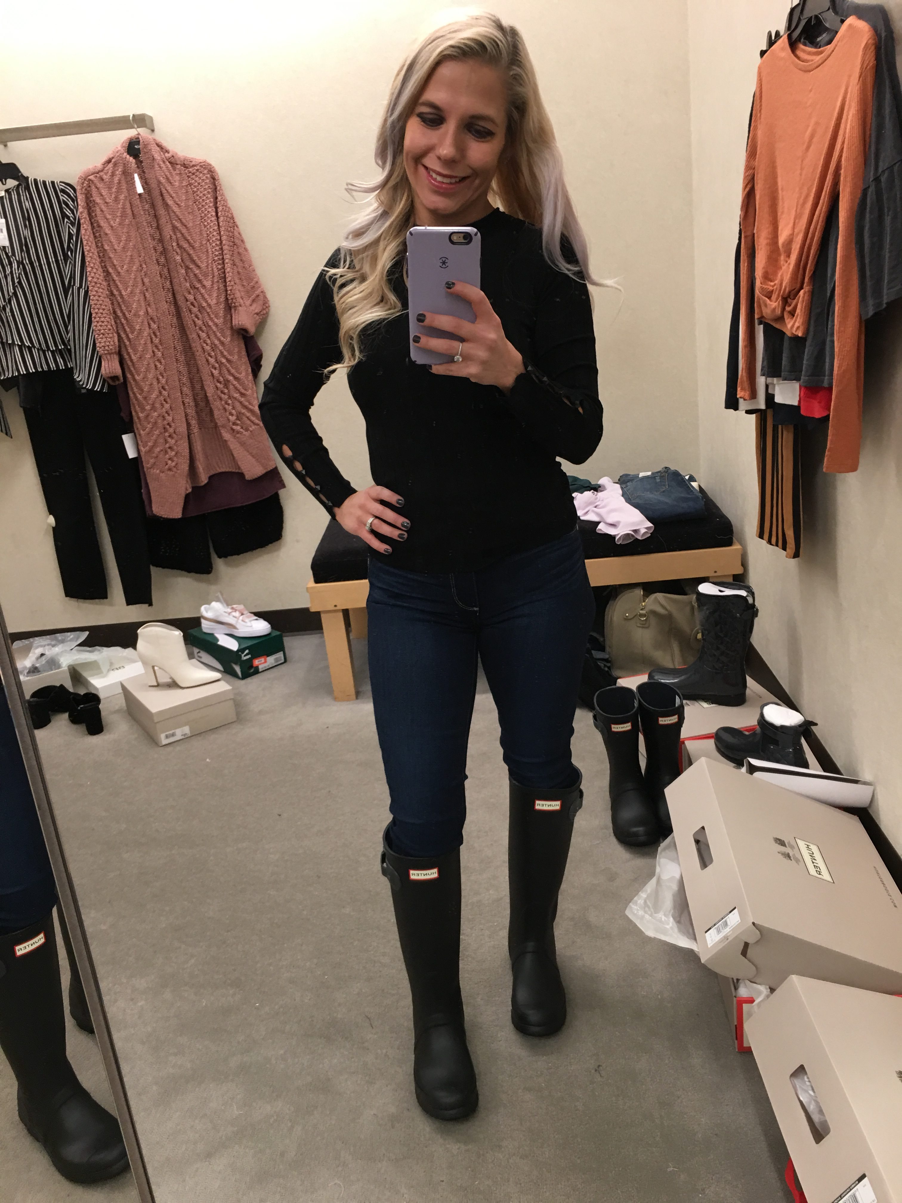 Nordstrom Anniversary Sale 2018 Try On Session Petite Fashion Blogger NSALE - Fashion Blogger COVET by tricia showcases top picks from the 2018 Nordstrom Anniversary Sale. This NSALE try on session shows how top NSALE picks look on petite build. Nordstrom Anniversary Sale Dressing Room Diaries include top picks like Hunter boots, Paige denim, cardigan, moto jackets, and more. #NSALE #Nordstrom #NordstromAnniversarySale #NSALE2018 #NordyGirl #WomensFashion #WomensStyle #FashionBlogger #StyleBlogger #KansasCity