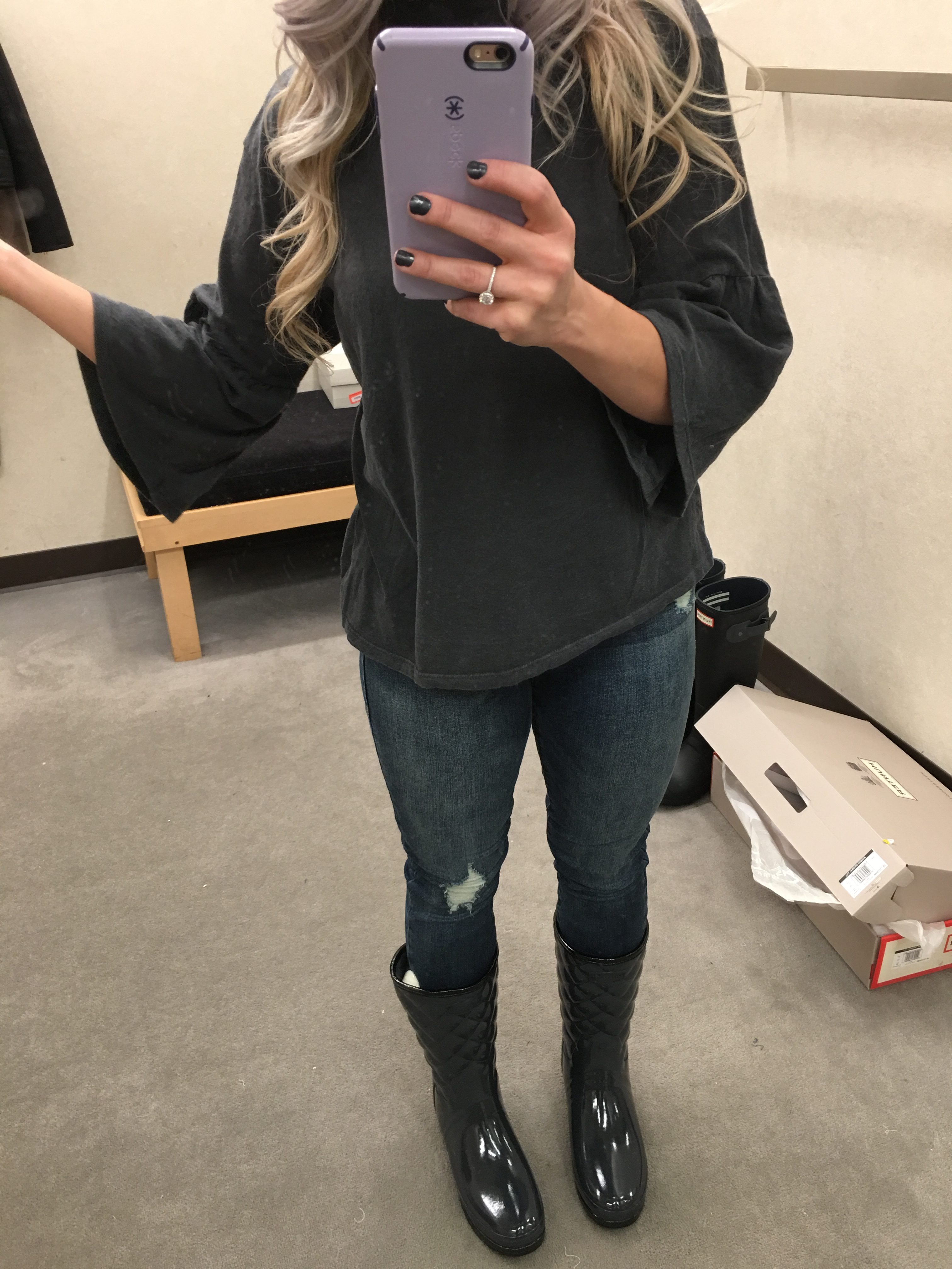 Nordstrom Anniversary Sale 2018 Try On Session Petite Fashion Blogger NSALE - Fashion Blogger COVET by tricia showcases top picks from the 2018 Nordstrom Anniversary Sale. This NSALE try on session shows how top NSALE picks look on petite build. Nordstrom Anniversary Sale Dressing Room Diaries include top picks like Hunter boots, Paige denim, cardigan, moto jackets, and more. #NSALE #Nordstrom #NordstromAnniversarySale #NSALE2018 #NordyGirl #WomensFashion #WomensStyle #FashionBlogger #StyleBlogger #KansasCity