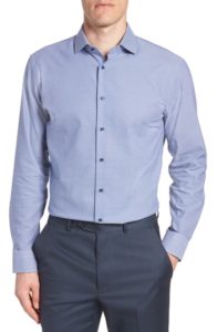 Nordstrom Mens Shop Tech Smart Trim Fit Dress Shirt