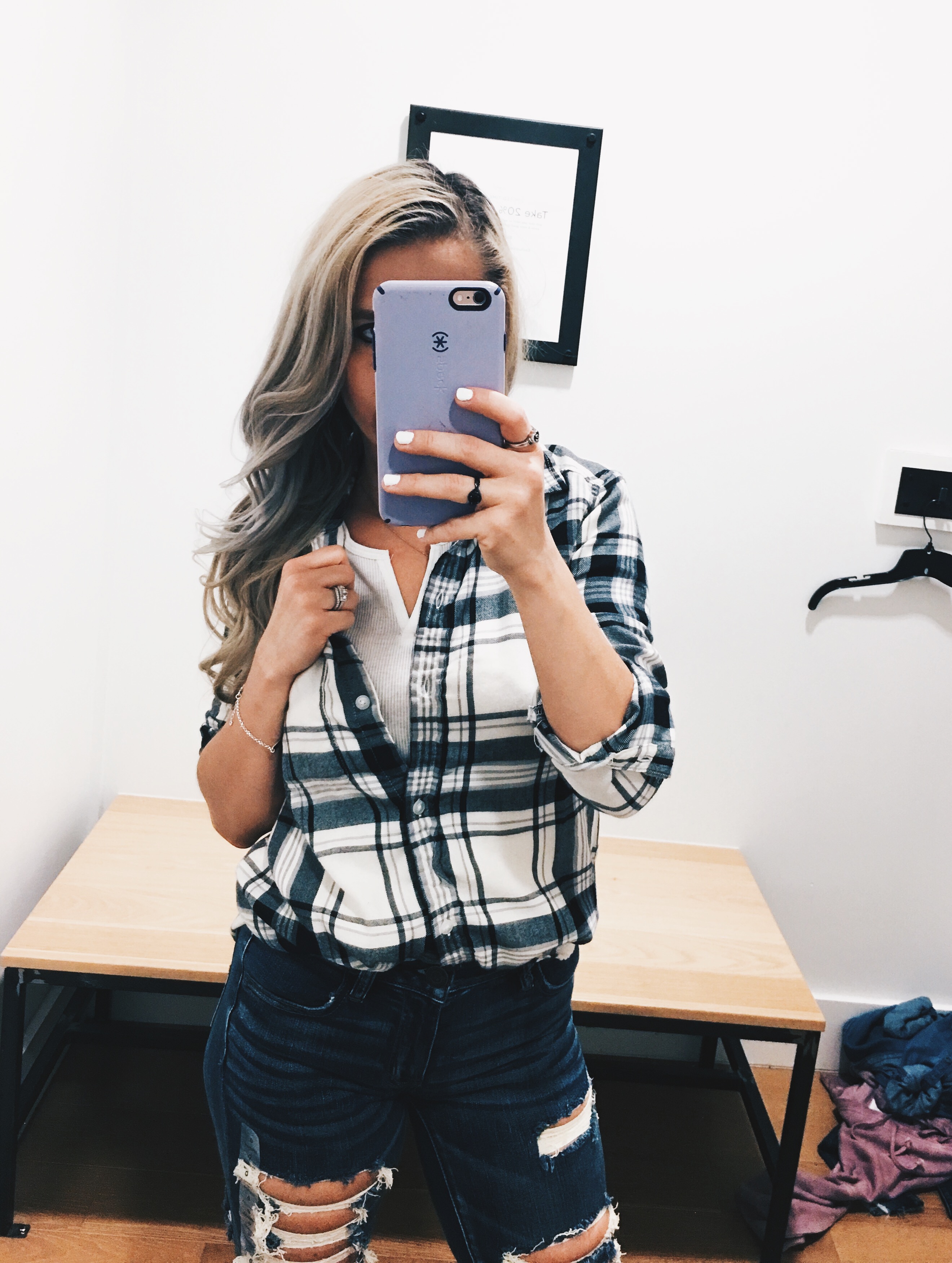 American Eagle Try On Fall 2018 - AE Try On Haul 2018 - American Eagle Try On Session - AE Try On Session - Petite fashion blogger showcases fall 2018 looks from American Eagle, including AE jeans, AE sweaters, and some perfect plaids! #LikeTKit #LTKunder50 #LTKunder100 #FashionBlogger #AExME