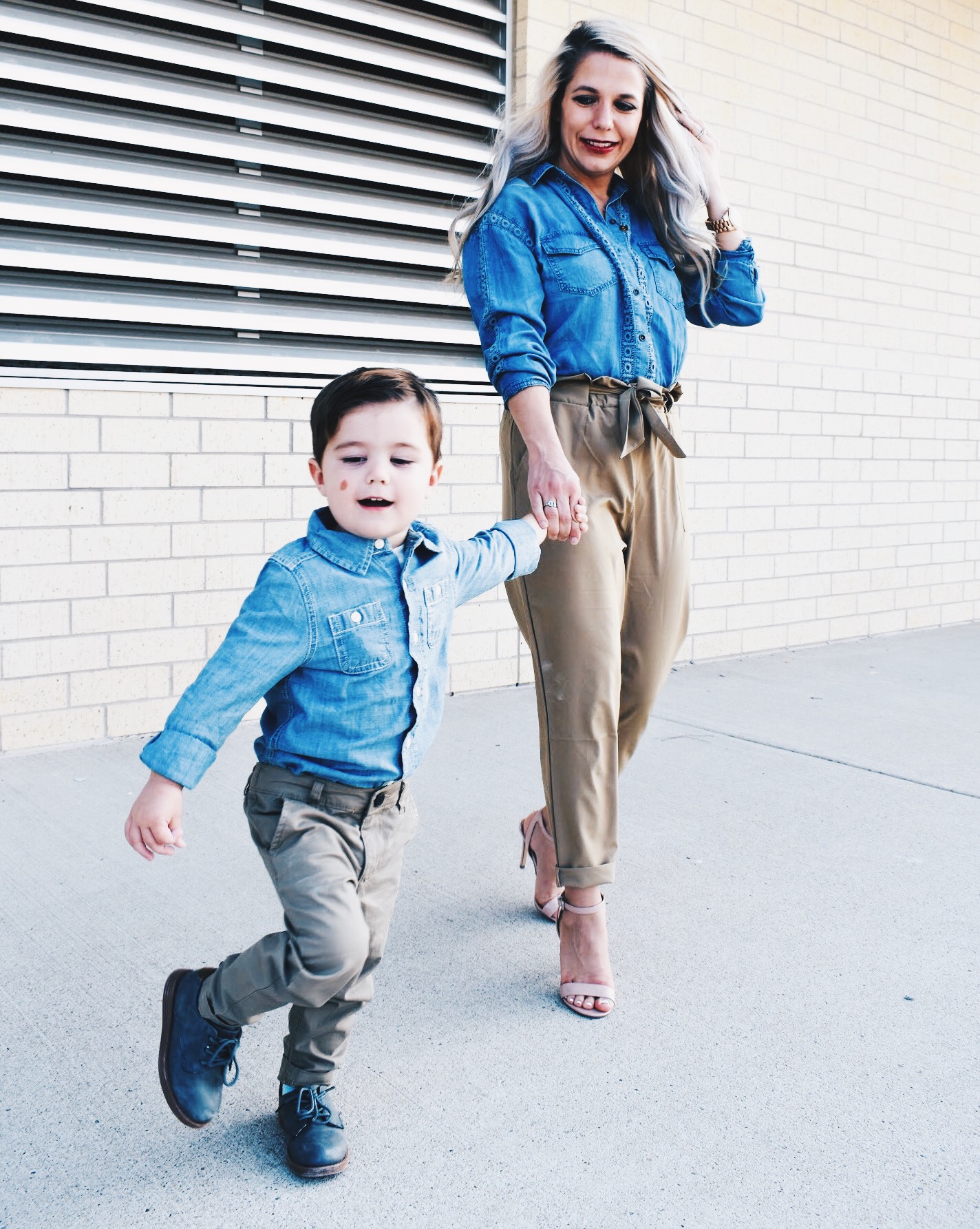 Matching outfits for son and mother deals