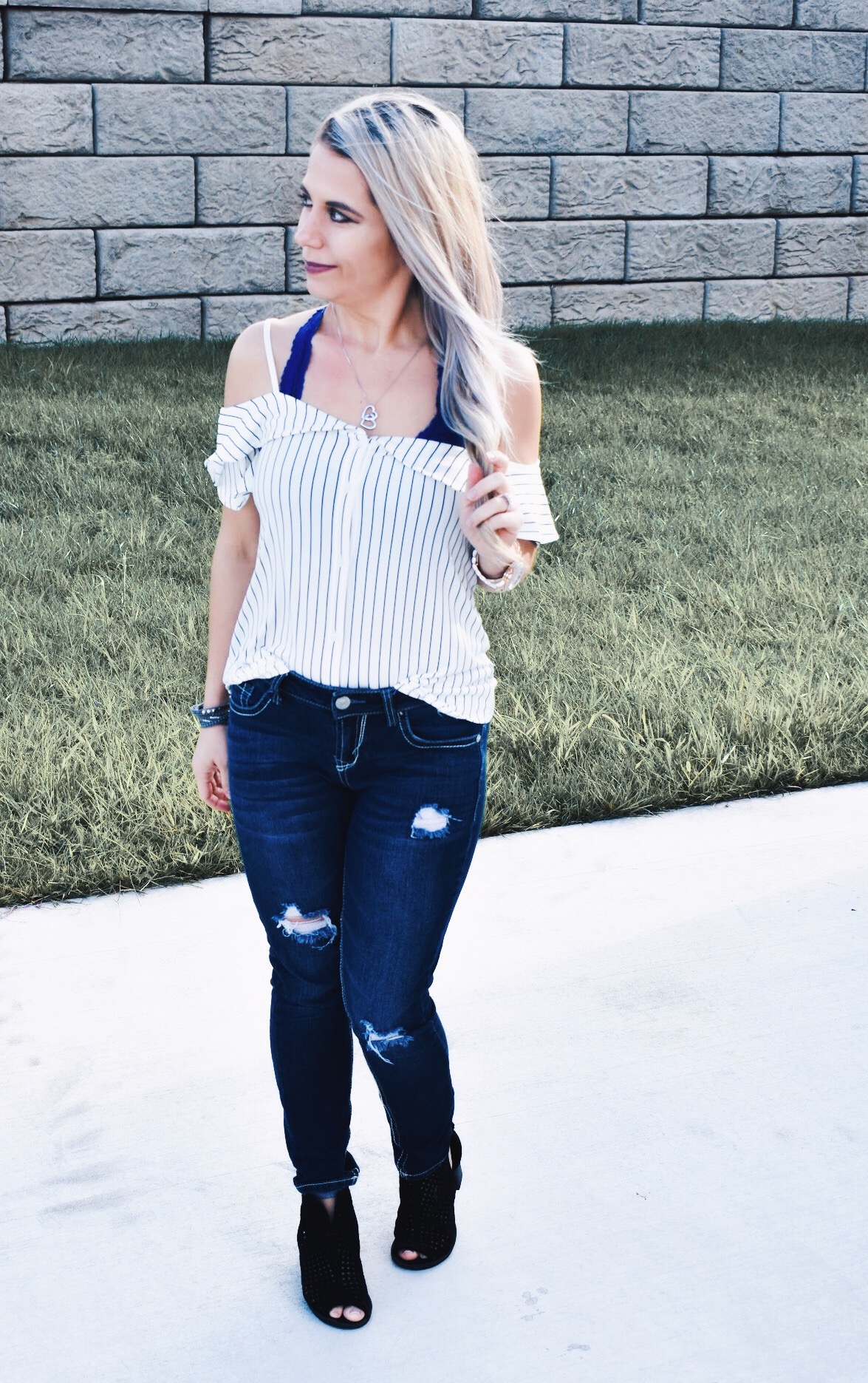 Sweaters to on sale wear with bralettes