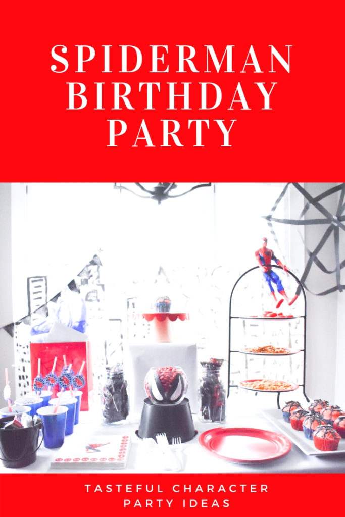 Spiderman Birthday Party - Spider-Man Party Ideas: Looking for Spiderman birthday party ideas? I pulled together some of my favorite Spider-Man birthday party ideas to create this classy Spiderman party for my favorite 3-year-old! #BirthdayParty #PartyIdeas #Spiderman #Spider-Man