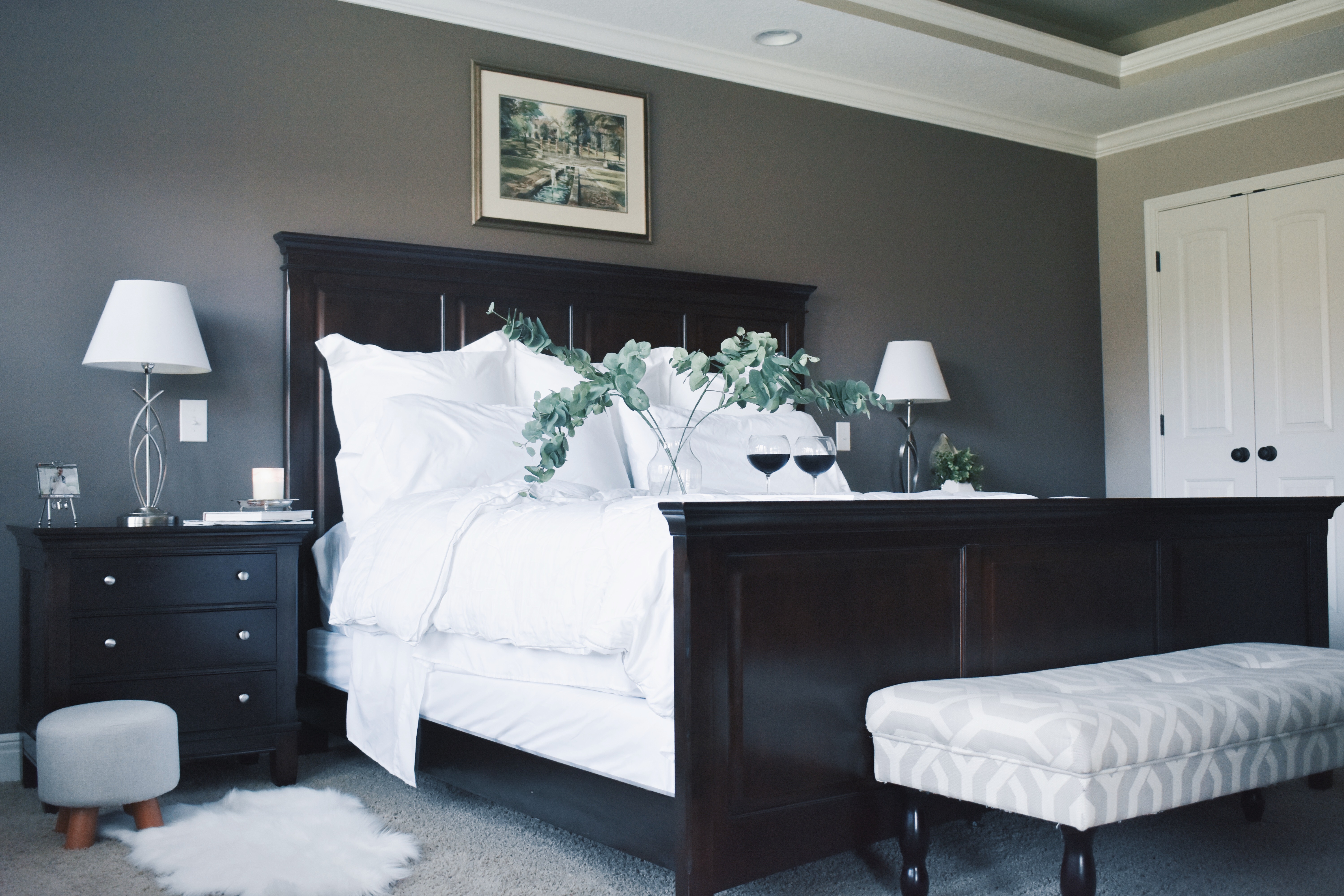 White Bedding Inspo for Master Bedroom - Master Bedroom Makeover