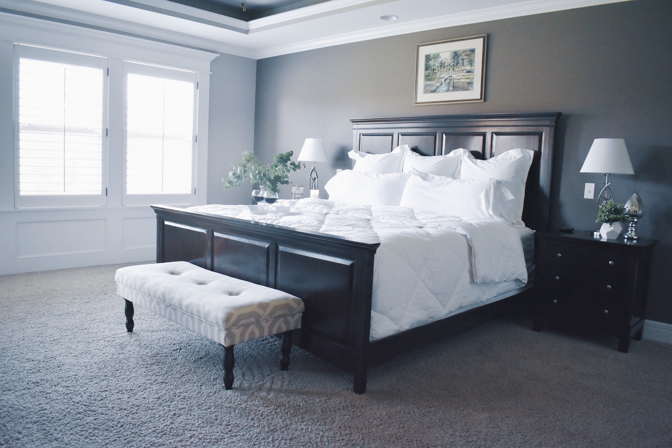White Bedding Inspo for Master Bedroom - Master Bedroom Makeover