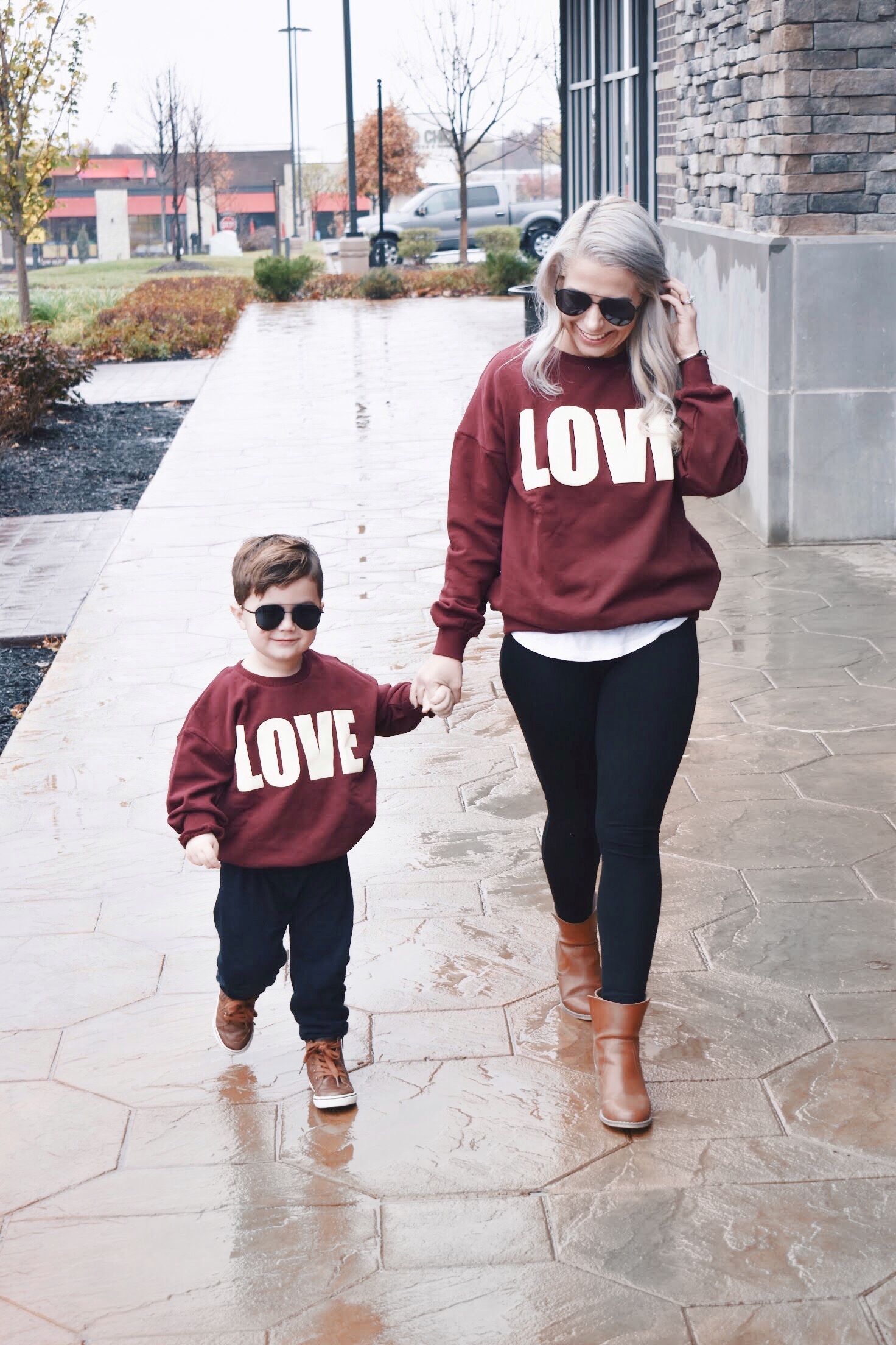 mom & son matching outfits