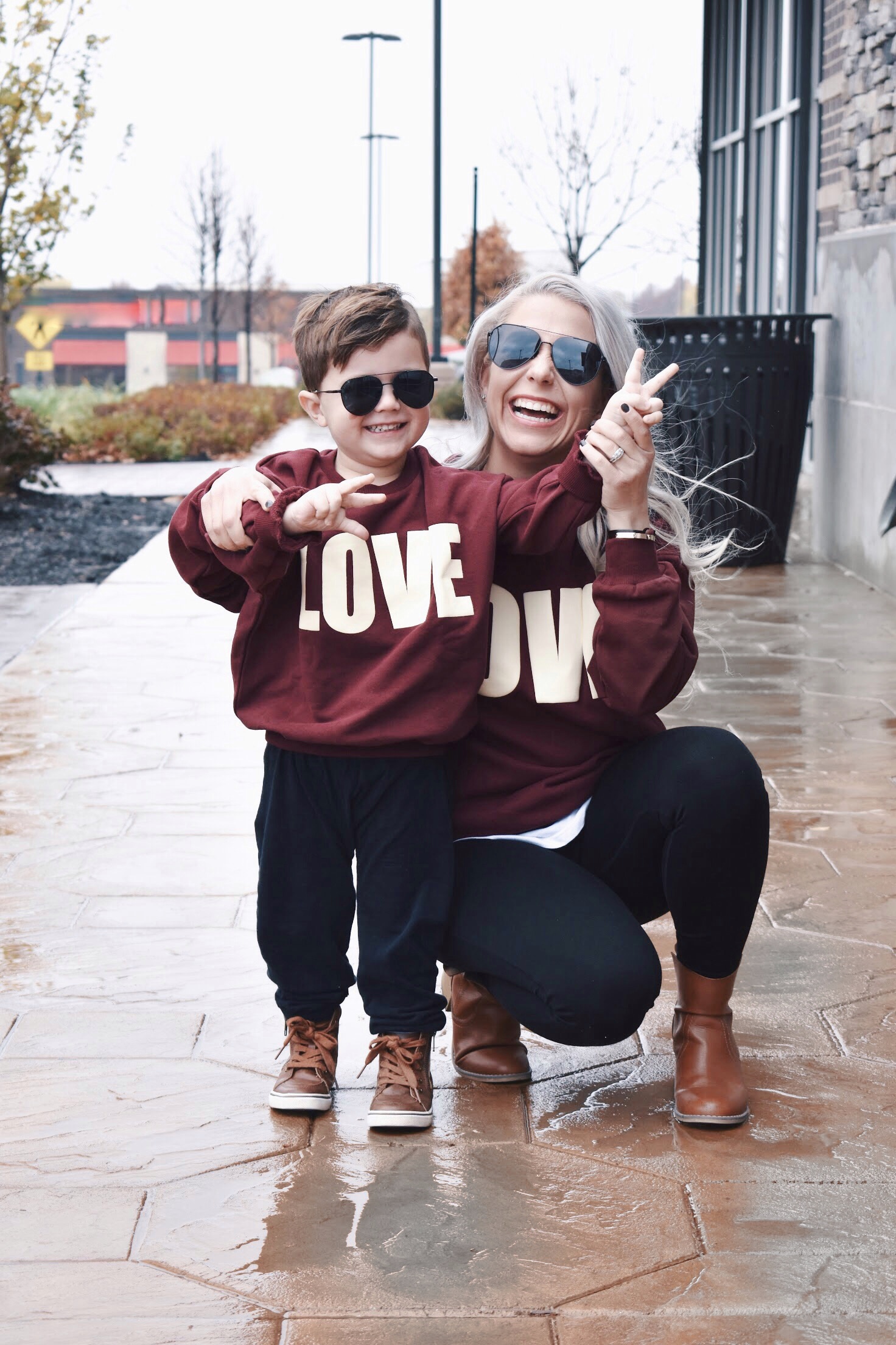 Mother Son Matching Outfits - Twinning Outfits for Boy Moms! You won't believe the cuteness! Try these cute matching outfits for mommy and son for your next adventure with your little man! Blogger Tricia Nibarger of COVET by tricia showcases stylish boy mom matching outfits with her son. Plus, an exclusive discount code to save on PatPat matching outfits! #Twinning #BoyMom #FashionBlogger #MommyandMe