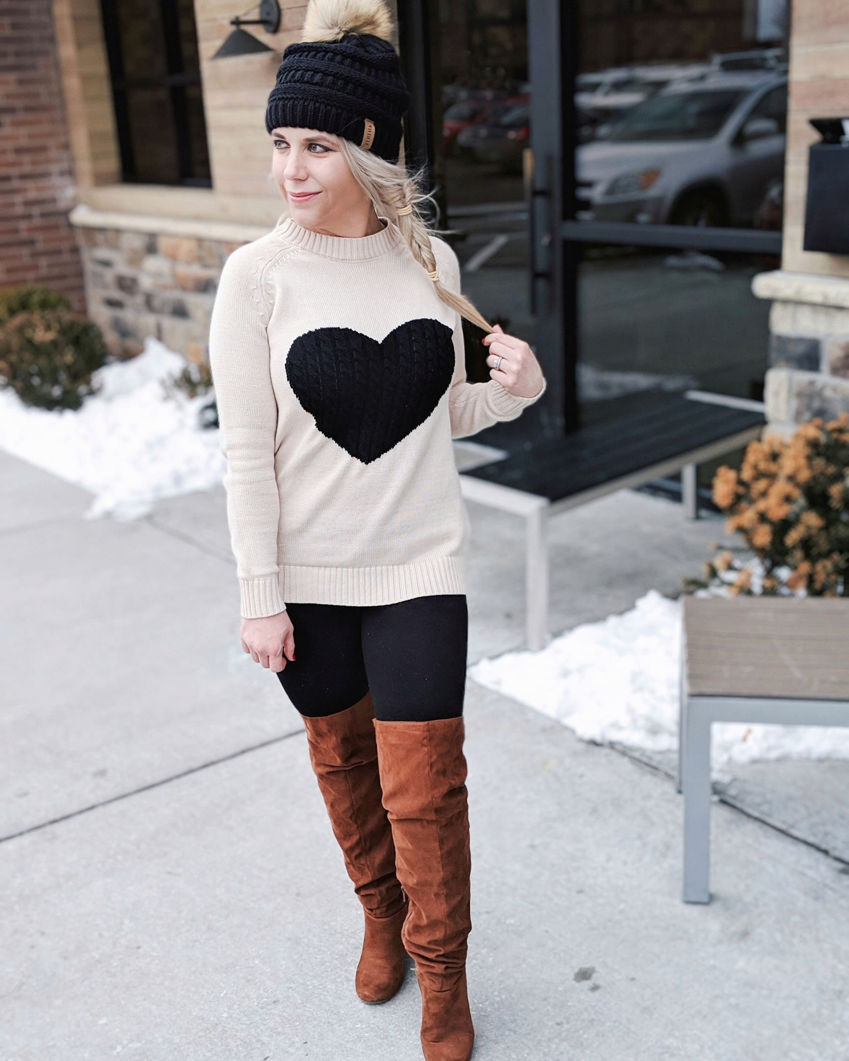 Cute Valentine's Day Outfit Ideas for Women: 5 affordable outfits from Amazon that will be perfect for Valentine's Day 2019! This fashion blogger try-on haul includes sexy Valentine's Day outfits, heart sweaters, heart pom cardigans, and more. Get the cutest affordable fashion for Valentine's Day with these inspiring looks!