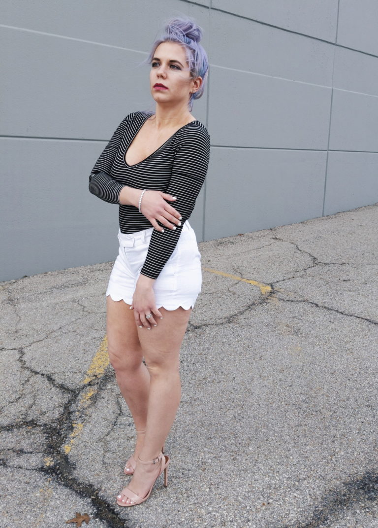 monochrome spring outfits