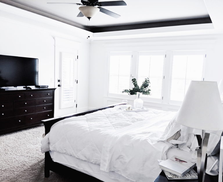 Black and White Master Bedroom Ideas • COVET by tricia