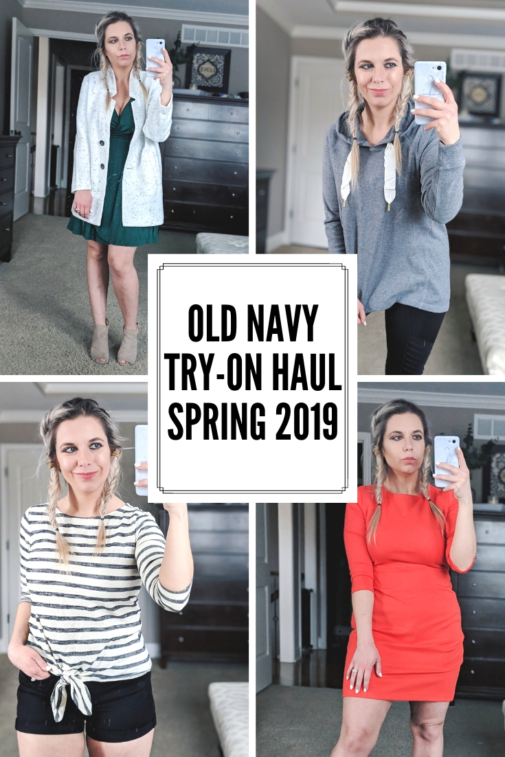 Old Navy Try On Haul Spring 2019: The best pieces from Old Navy to refresh your closet for Spring 2019! Fashion blogger Tricia Nibarger of COVET by tricia showcases the cutest Old Navy Spring 2019 styles. This Old Navy try on haul includes dresses, jackets, tops, shorts, workout wear, and more! #oldnavy #liketkit #tryon #haul