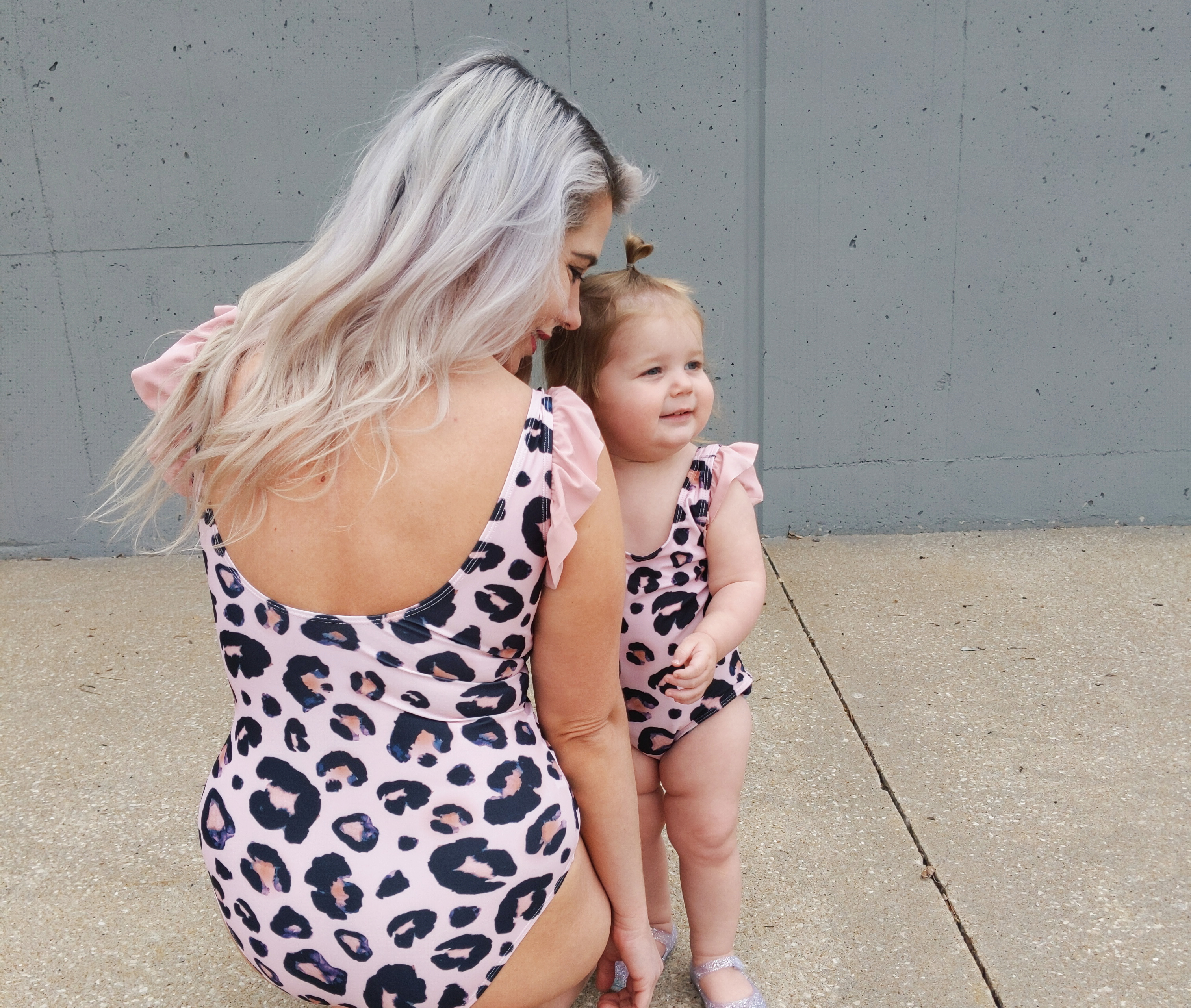 Mommy and Me Swimsuits Baby Girl: The cutest mommy and me swimsuits for baby girls! Featuring mommy and me one piece swimsuits and mommy and me bikini swimsuits so you'll find the best mommy and me swimwear for you and your mini me! Fashion blogger Tricia Nibarger of COVET by tricia showcases mommy and me swimsuits with her daughter. #mommyandme #girlmom #swimsuits