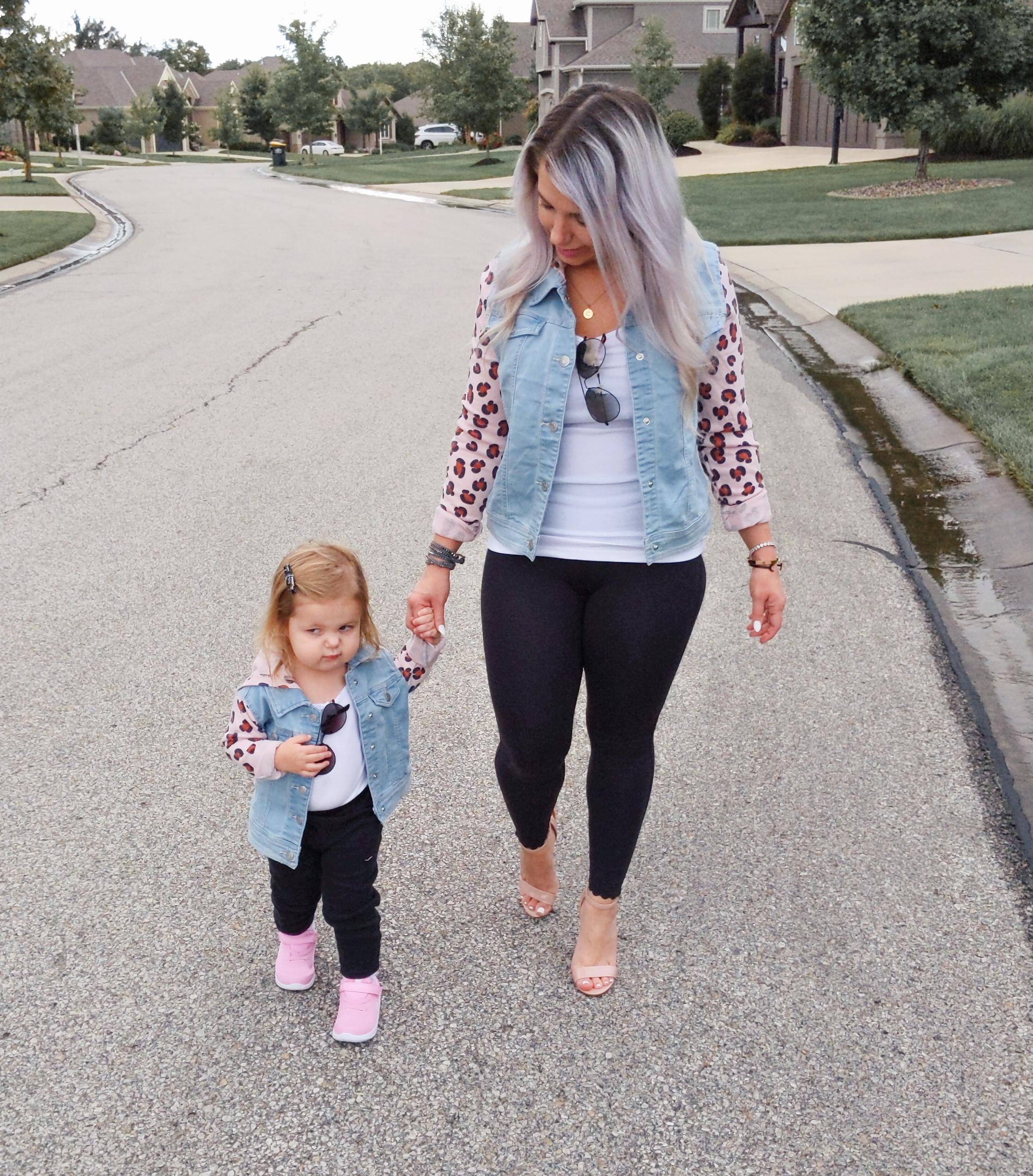 Mommy and Me Outfits, Mommy and Me Jackets, Target clothes, Target fashion, Mommy and Me outfits from Target, leopard print mom and me, girl mom, mom and daughter photos, #targetstyle #target #leopardprint Fall Outfits 2019