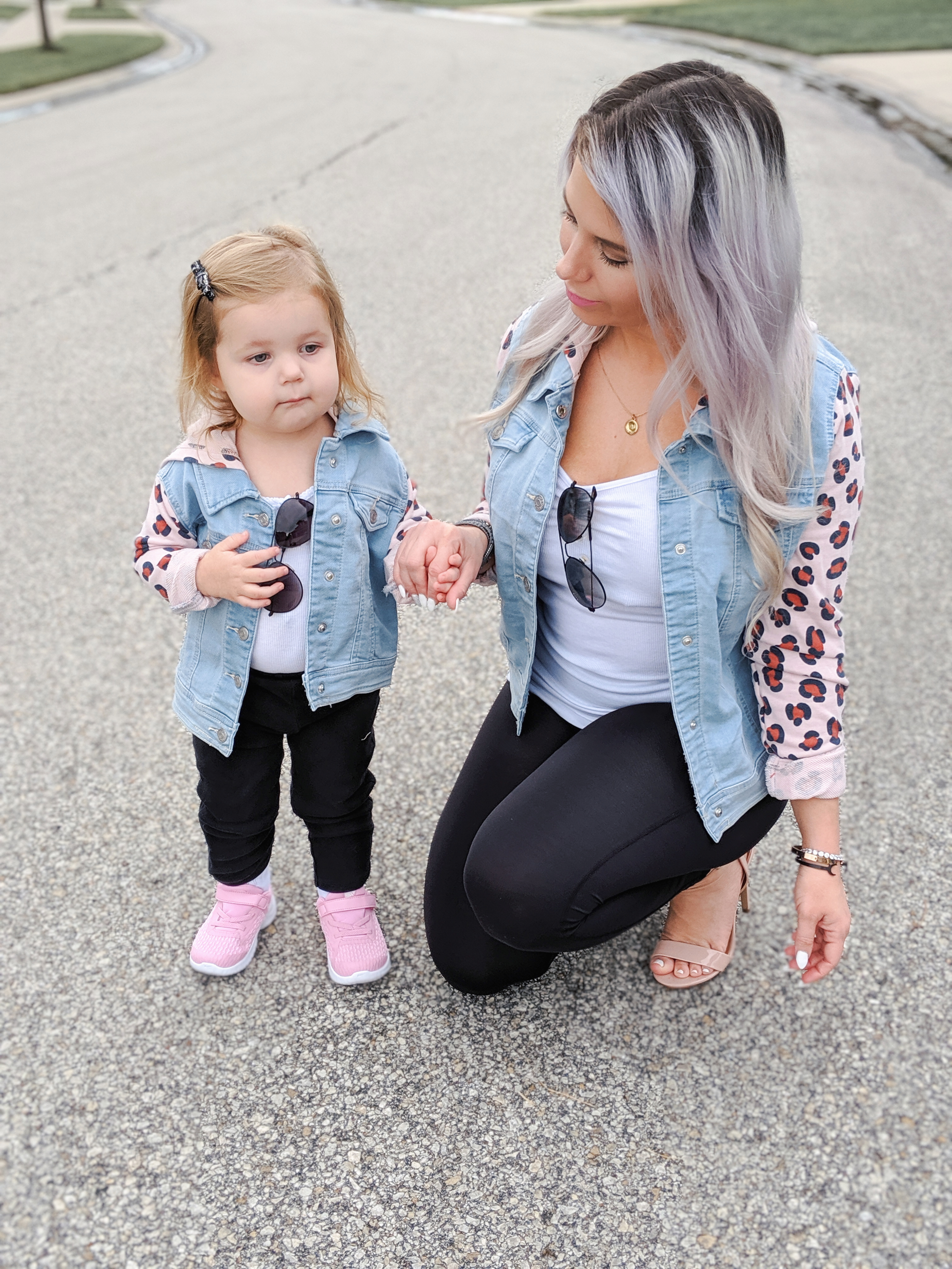 Mommy and Me Outfits, Mommy and Me Jackets, Target clothes, Target fashion, Mommy and Me outfits from Target, leopard print mom and me, girl mom, mom and daughter photos, #targetstyle #target #leopardprint Fall Outfits 2019