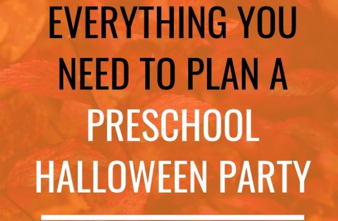 Preschool Halloween Party Plans: A full plan for a preschool Halloween party! Looking for preschool Halloween party ideas? Here's everything you need to plan a preschool Halloween party! #preschool #halloweenparty #halloween