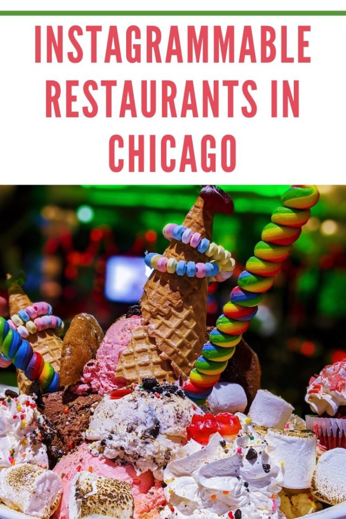 Sugar Factory Chicago - Instagrammable Restaurants in Chicago - If you're looking for the most Instagram worthy places in Chicago, you have to check out Sugar Factory! Their King Kong Sundae is the dessert of a lifetime. #sugarfactory #chicago #choosechicago