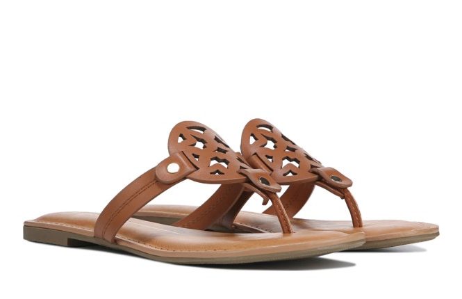 Best Tory Burch Miller Dupes - We scoured the Internet for the best Tory Burch Miller dupes and put them all in this post! Get the look for less with these Tory Burch dupes, PLUS tips on the best ways to score discounted authentic Tory Burch Miller sandals, too! #toryburch #designerdupe #designerdupes