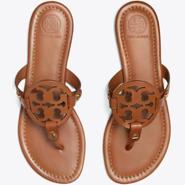 Best Tory Burch Miller Dupes - We scoured the Internet for the best Tory Burch Miller dupes and put them all in this post! Get the look for less with these Tory Burch dupes, PLUS tips on the best ways to score discounted authentic Tory Burch Miller sandals, too! #toryburch #designerdupe #designerdupes 