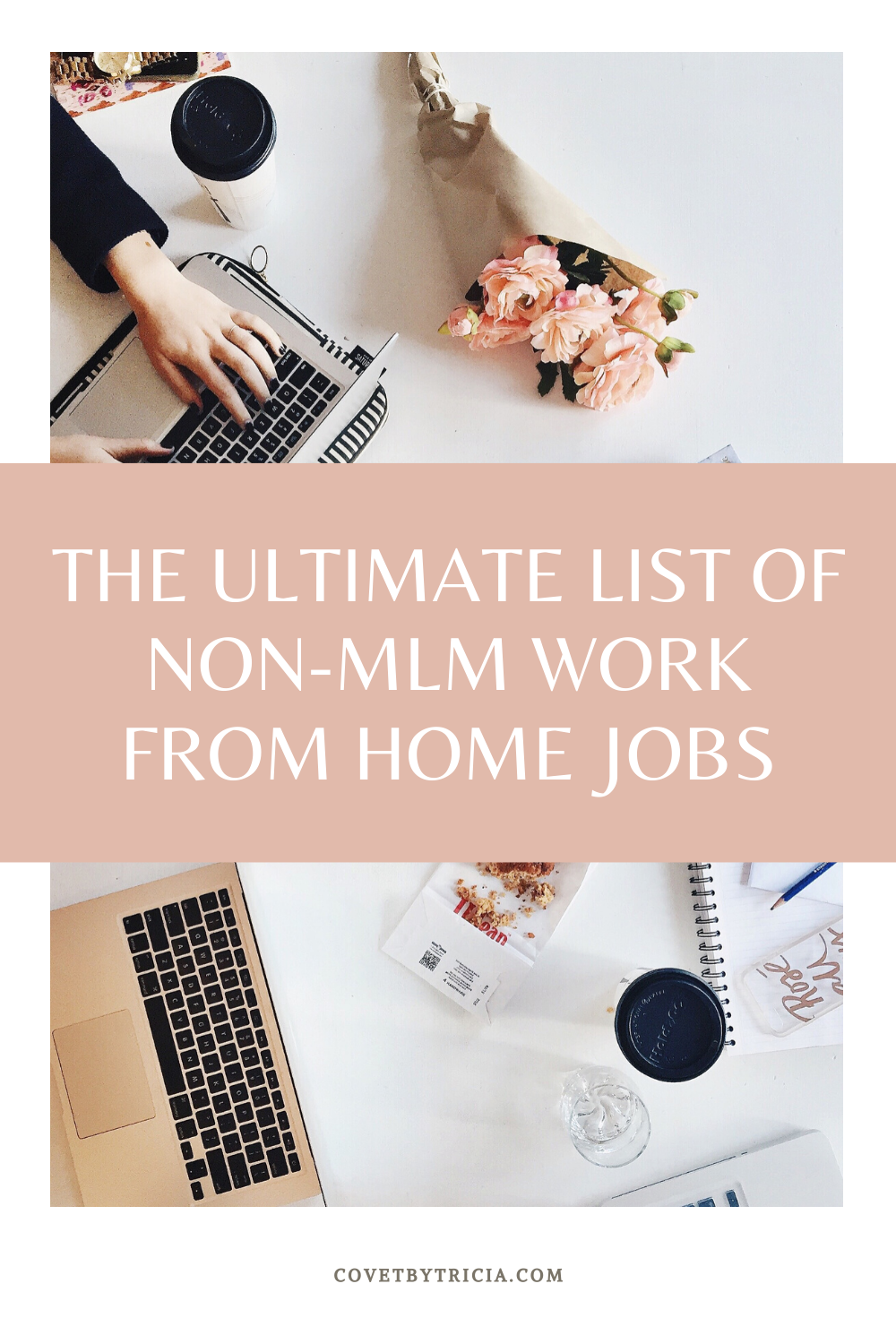 The Ultimate List of Non-MLM Work from Home Jobs: Whether you want to start your own business or find a work-from-home job with an established company, there's an opportunity for practically everyone to work from home on this list! Here's the Ultimate List of Work From Home Jobs that are Not MLM. #wfh #wahm #sahm 